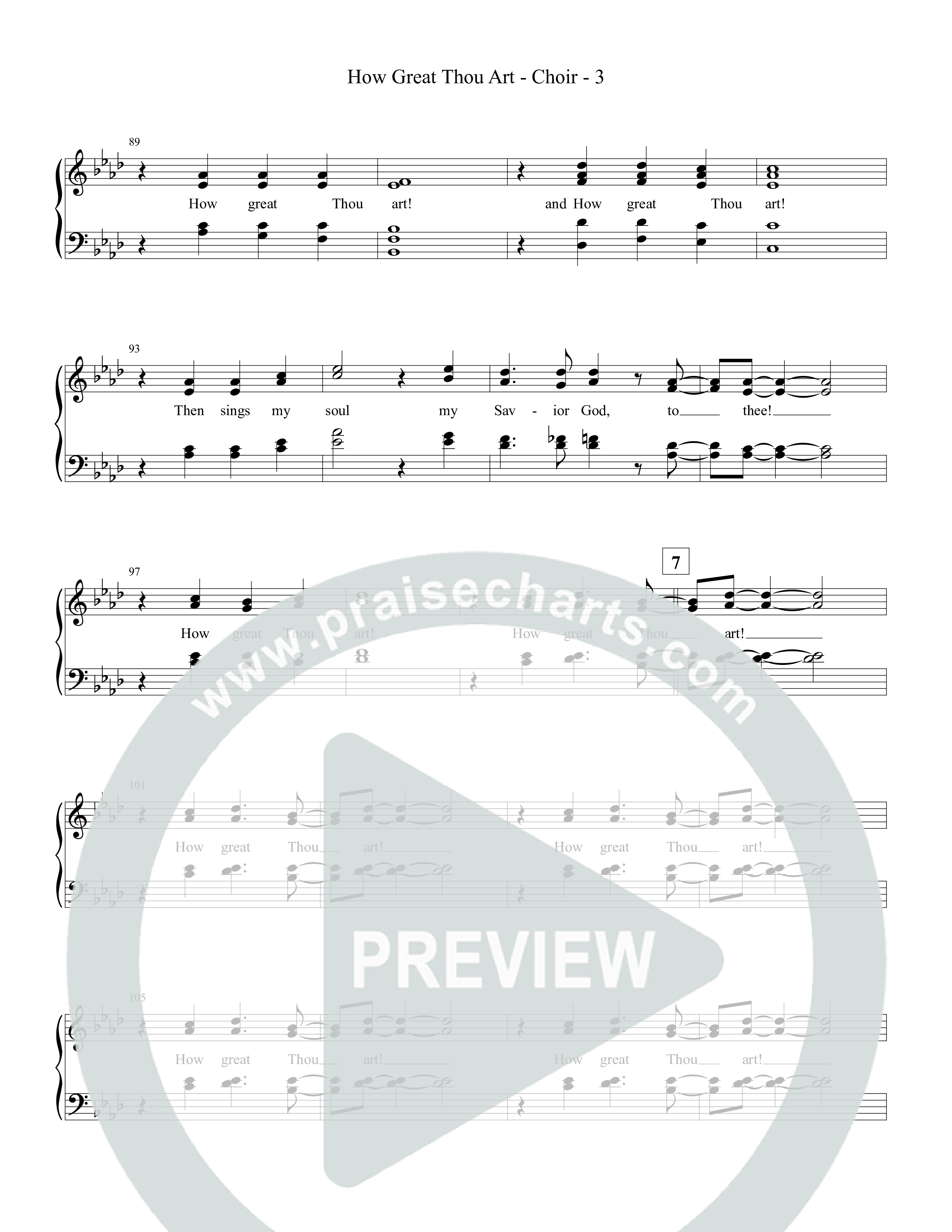 How Great Thou Art Piano/Vocal Pack (Tommee Profitt / Aubree Archibeck)