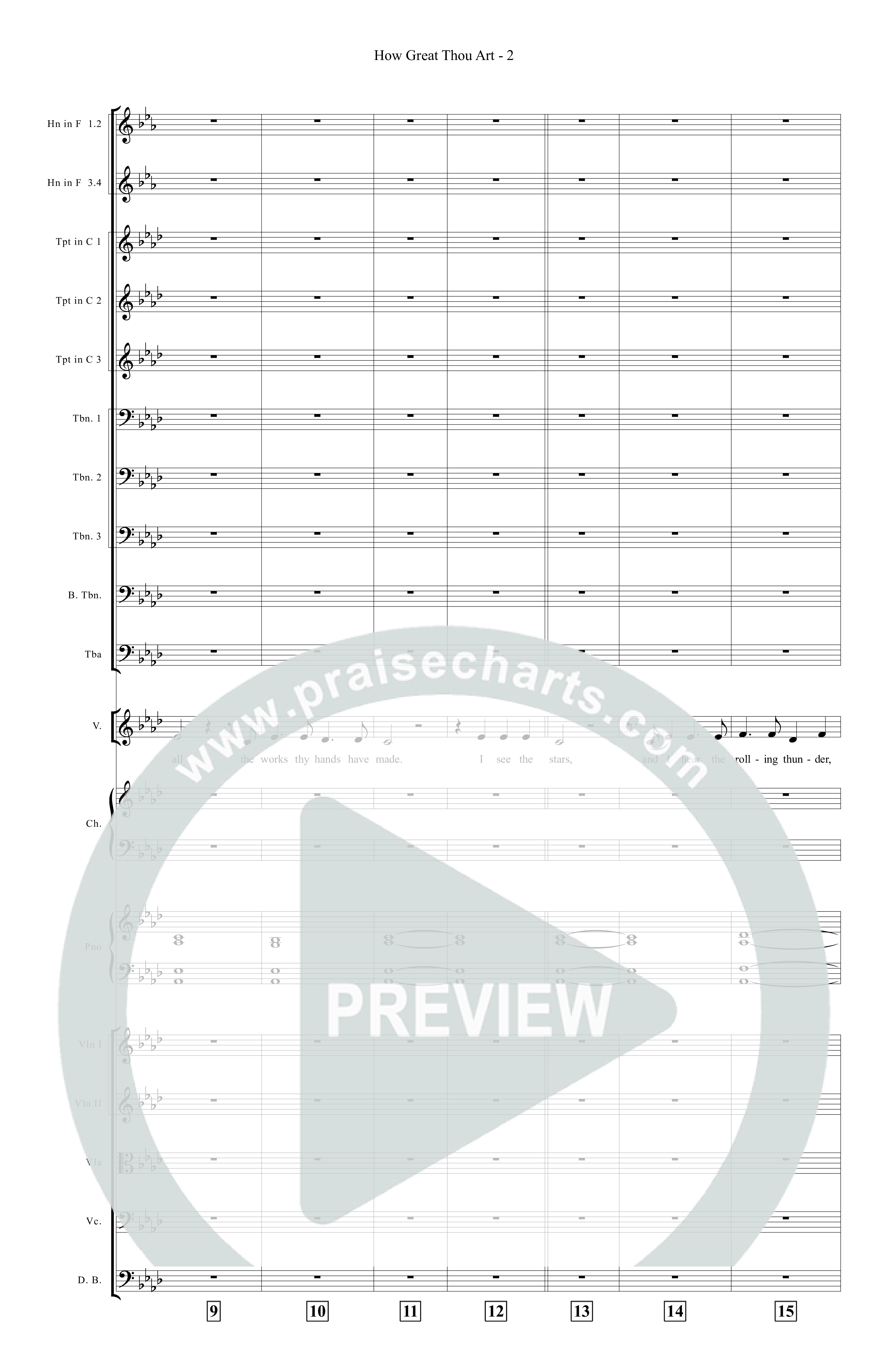 How Great Thou Art Orchestration (Tommee Profitt / Aubree Archibeck)