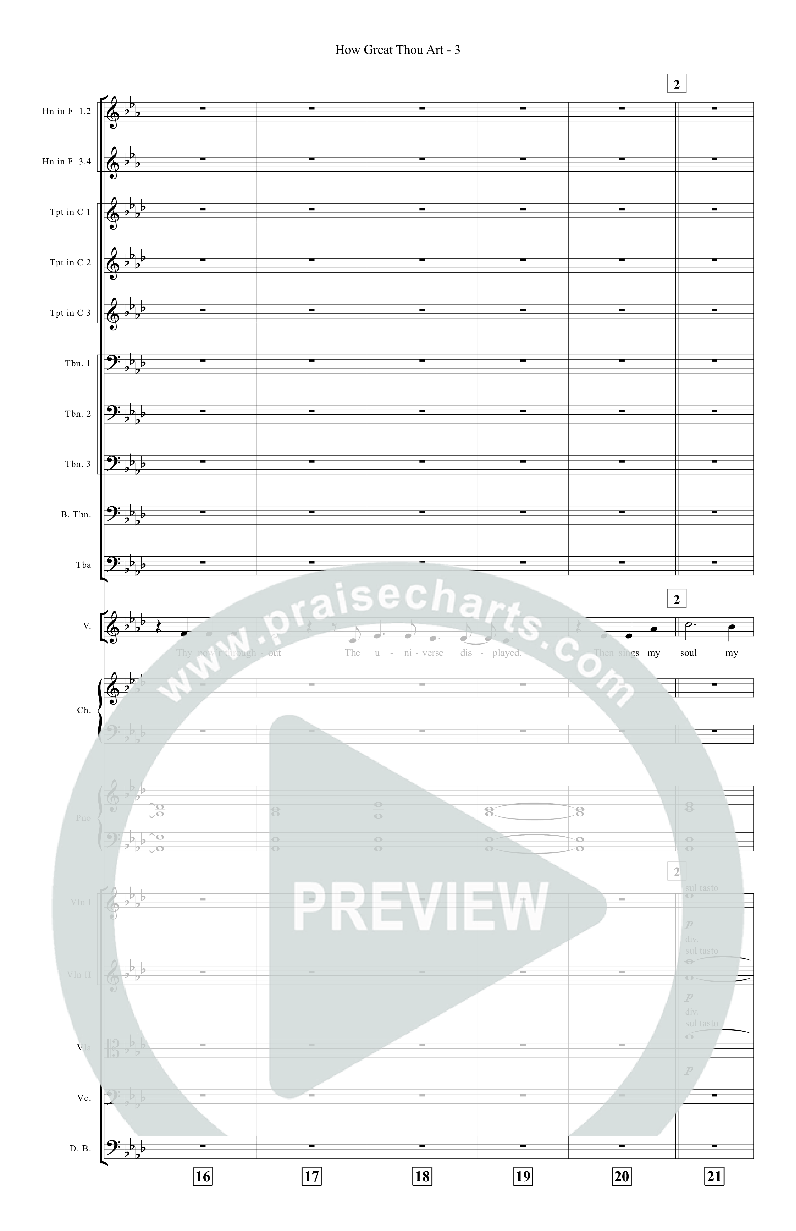 How Great Thou Art Orchestration (Tommee Profitt / Aubree Archibeck)