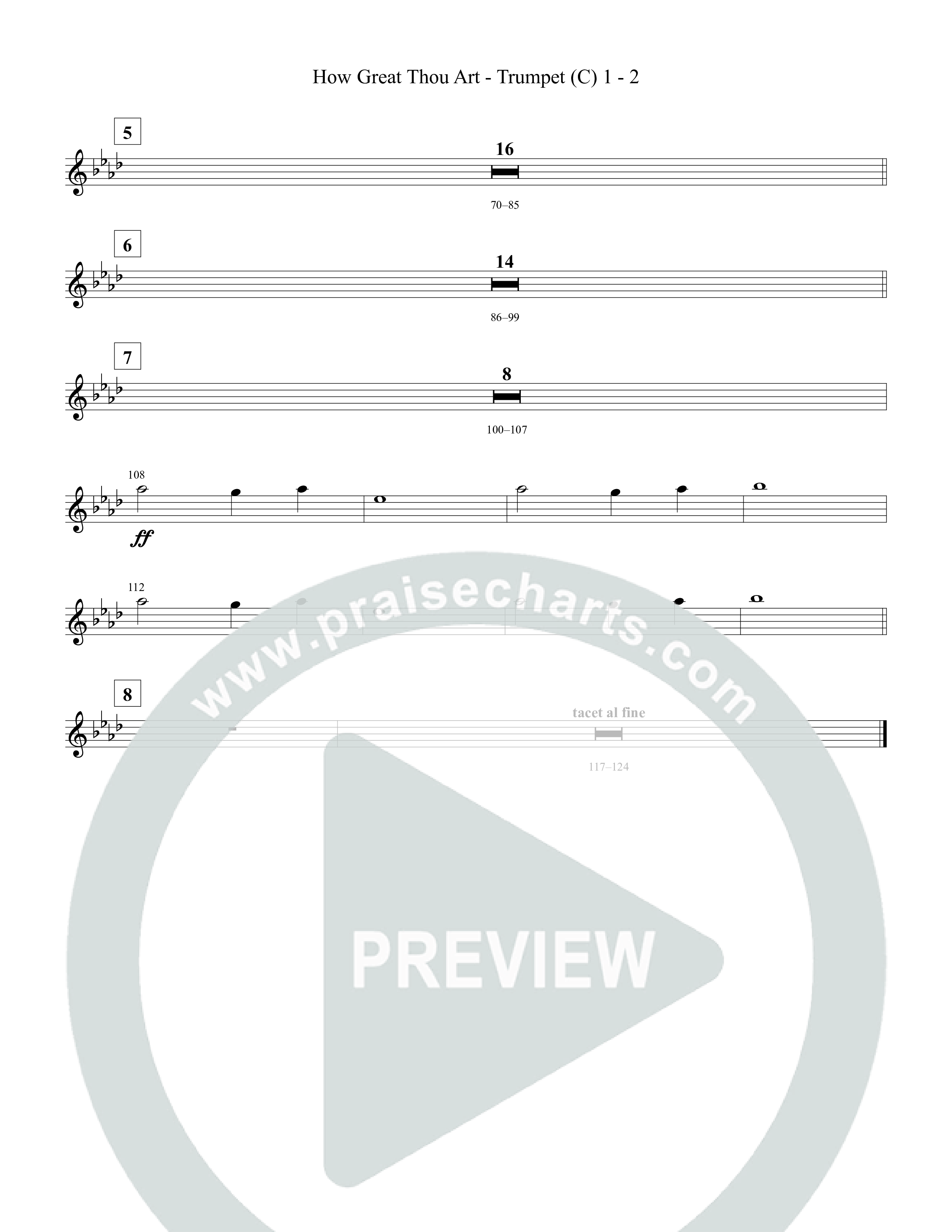 How Great Thou Art Trumpet 1 (Tommee Profitt / Aubree Archibeck)