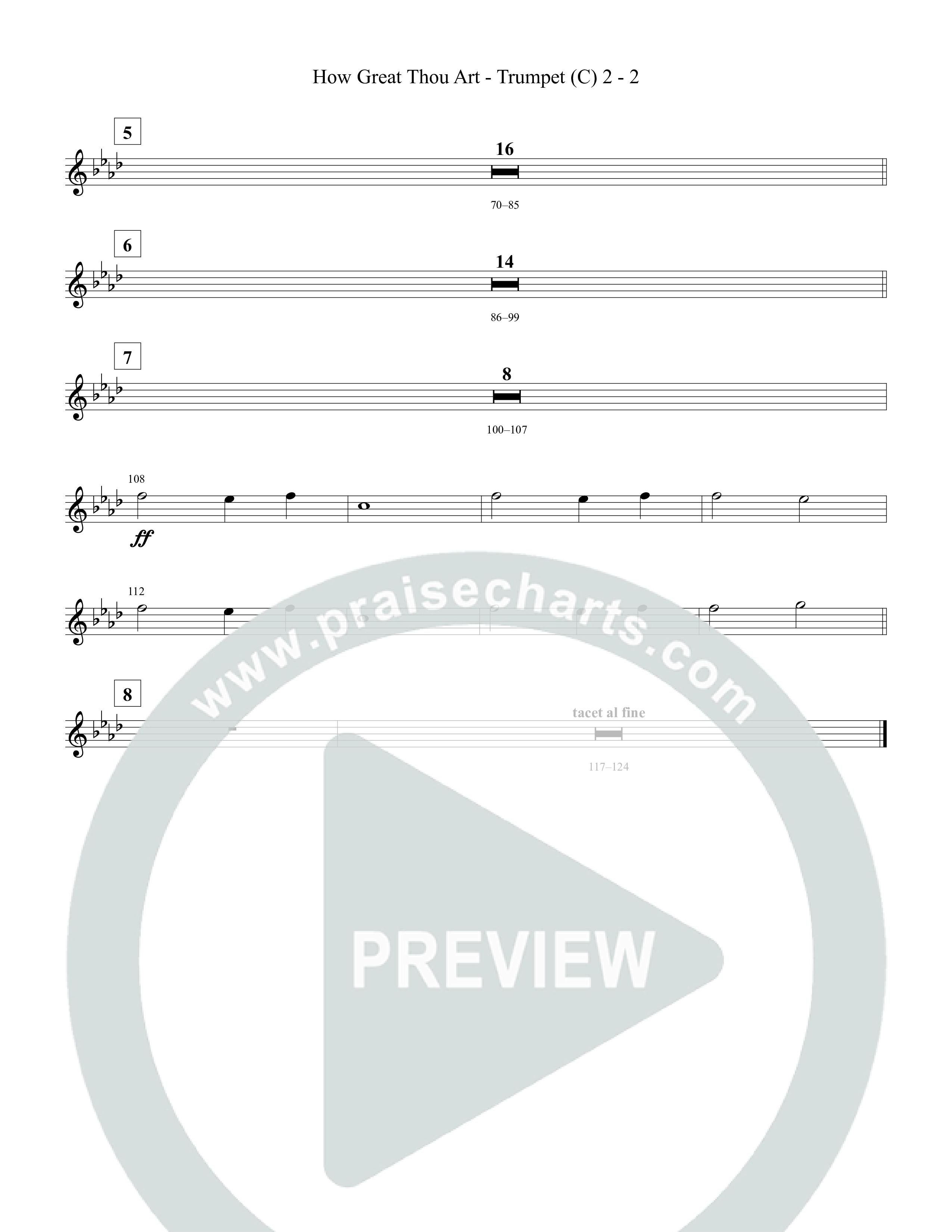 How Great Thou Art Trumpet 2 (Tommee Profitt / Aubree Archibeck)