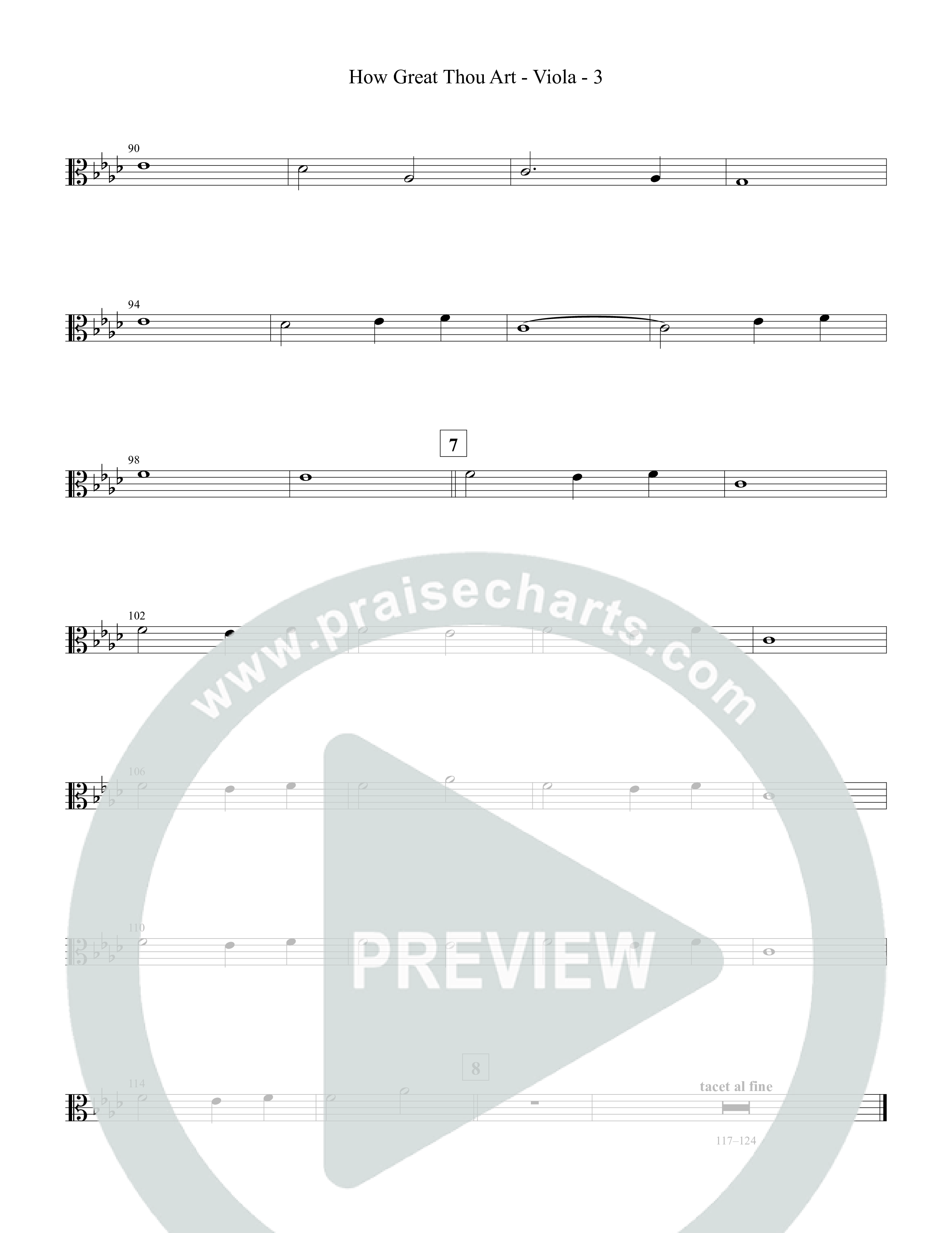 How Great Thou Art Viola (Tommee Profitt / Aubree Archibeck)