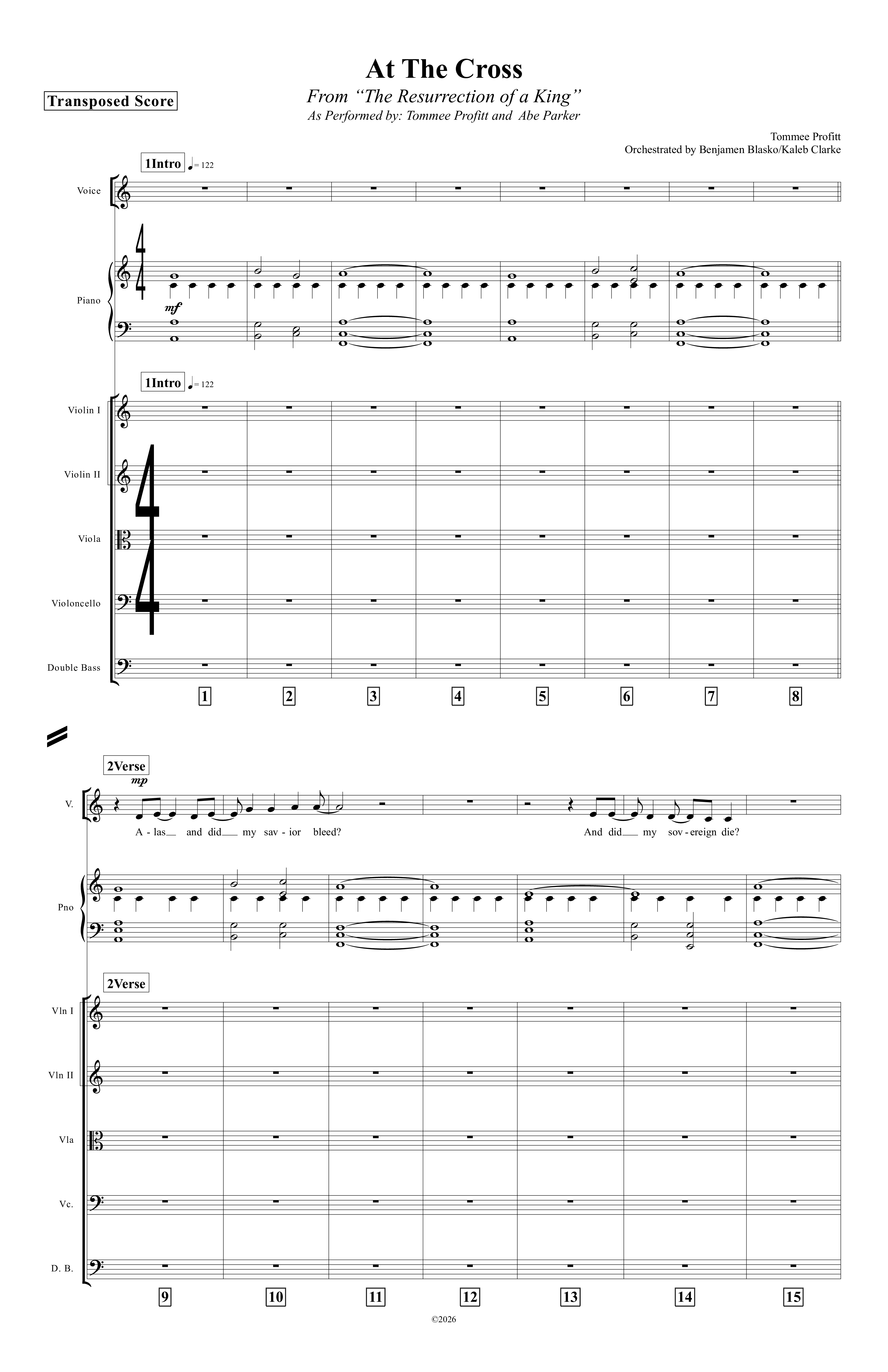 At The Cross Orchestration (Tommee Profitt / Abe Parker)