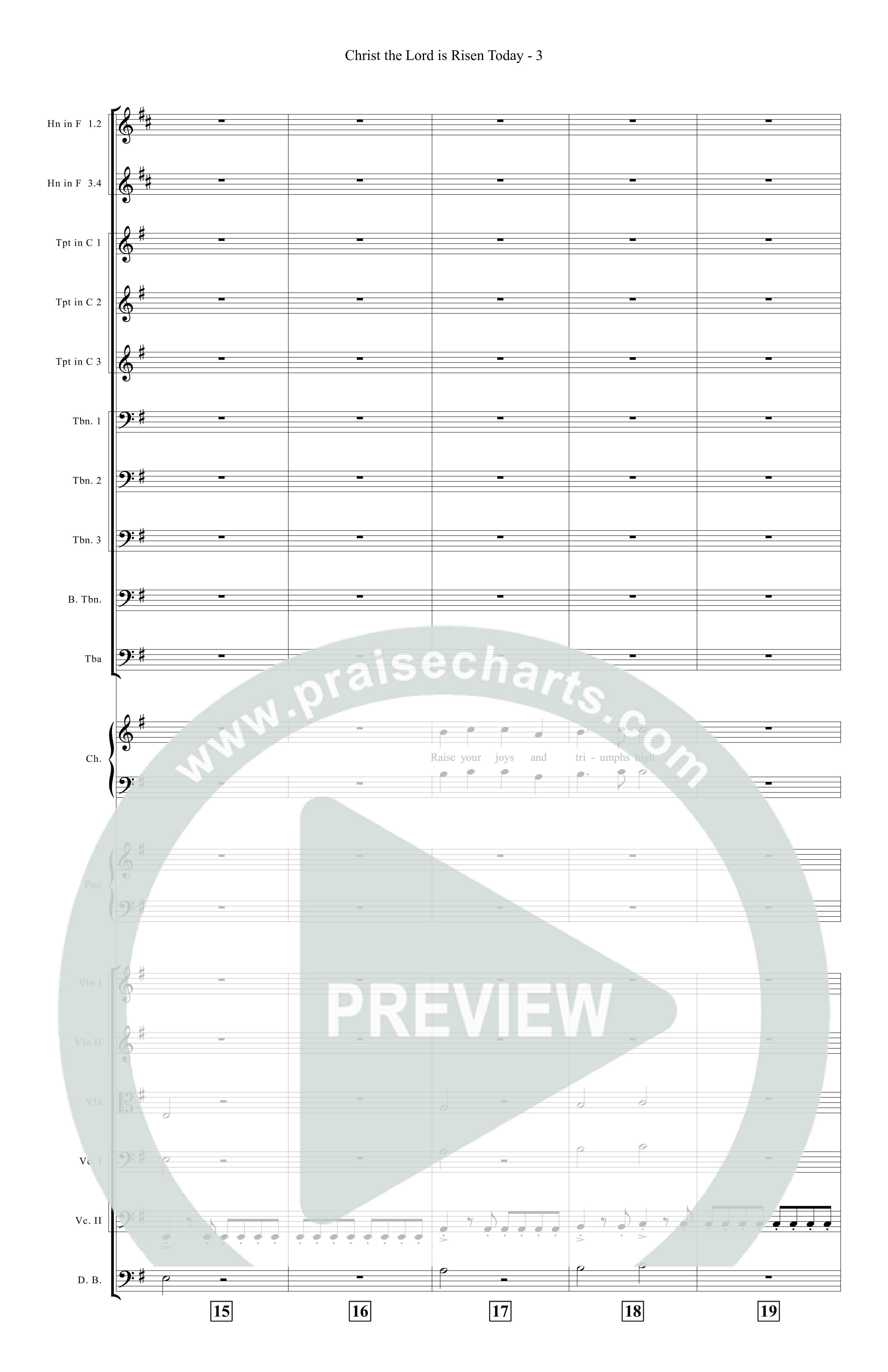 Christ The Lord Is Risen Today Orchestration (Tommee Profitt)