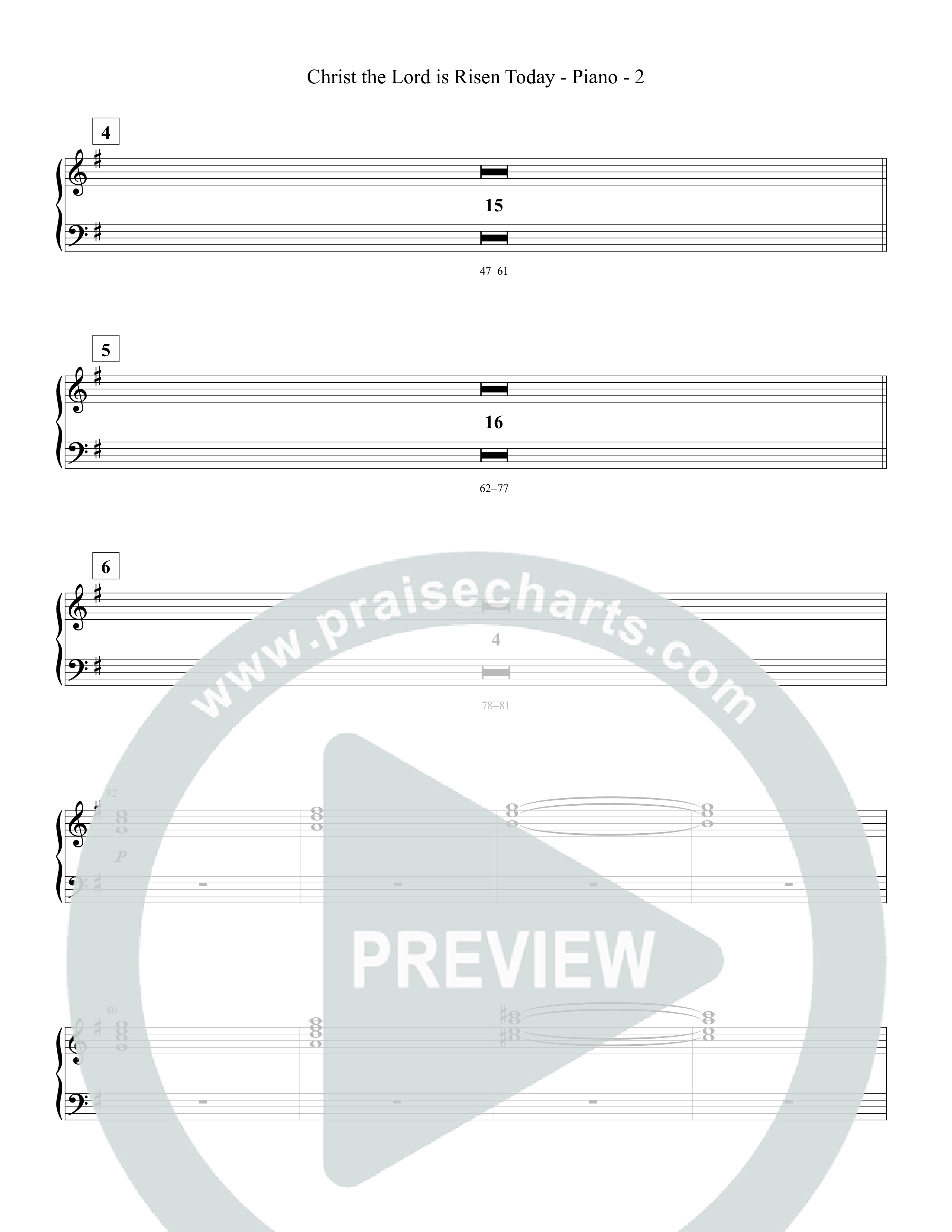 Christ The Lord Is Risen Today Piano Sheet (Tommee Profitt)