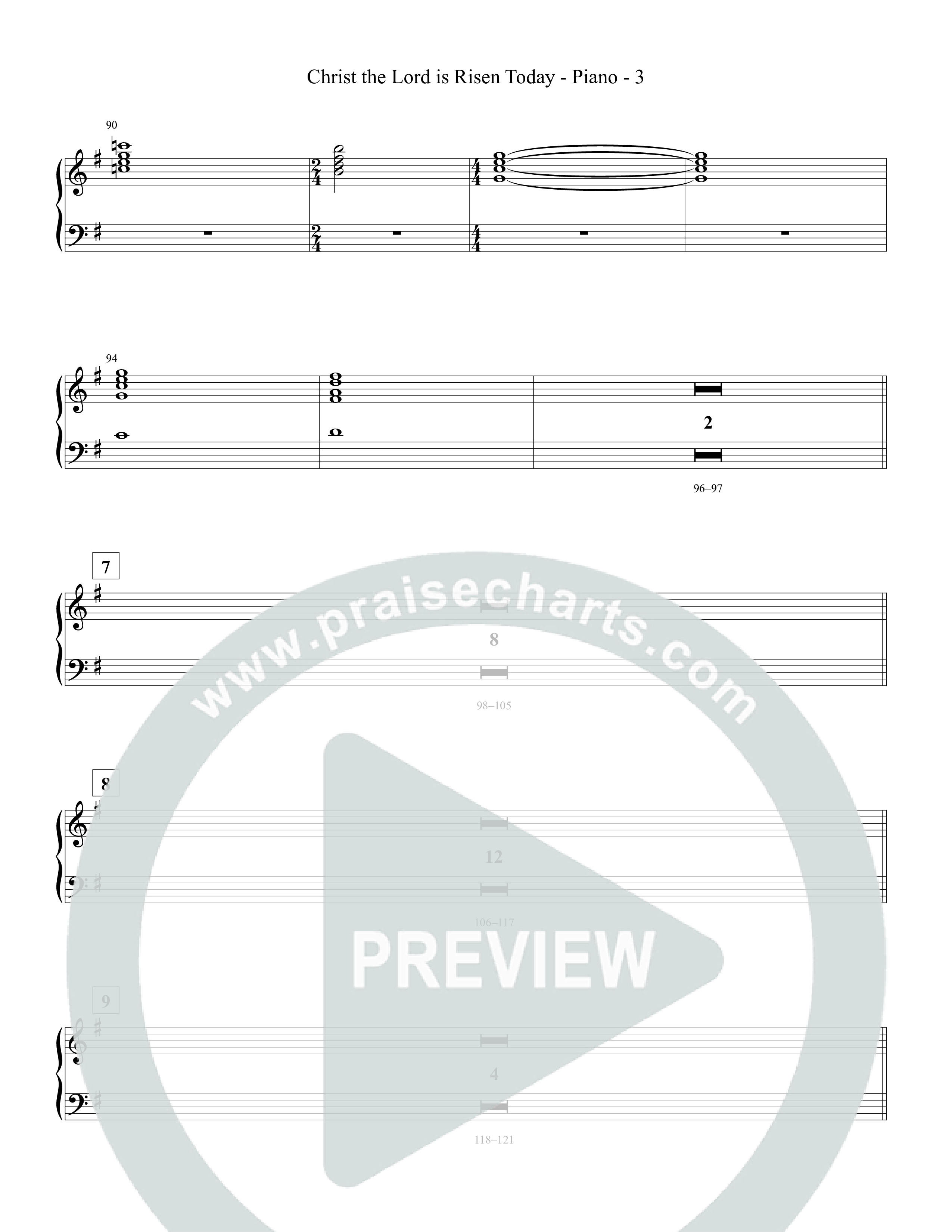 Christ The Lord Is Risen Today Piano Sheet (Tommee Profitt)