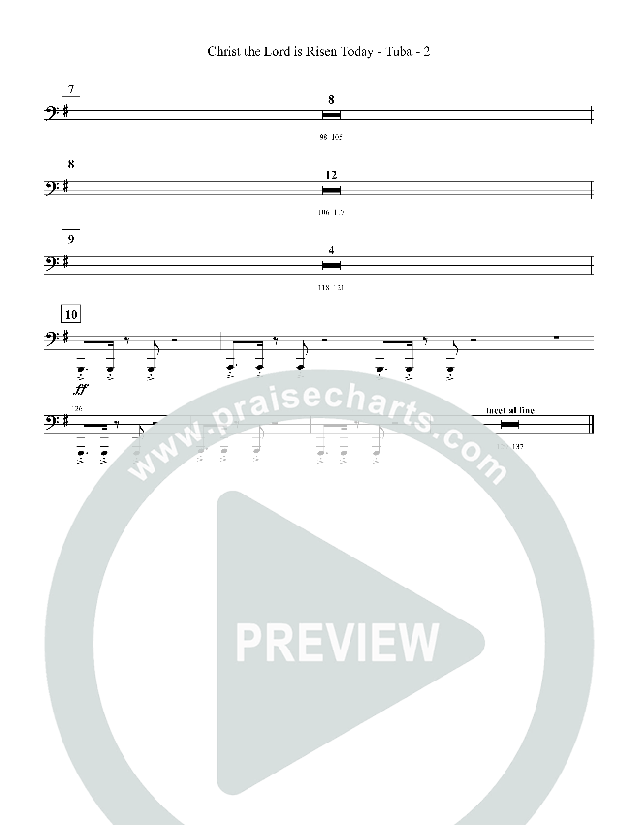 Christ The Lord Is Risen Today Tuba (Tommee Profitt)