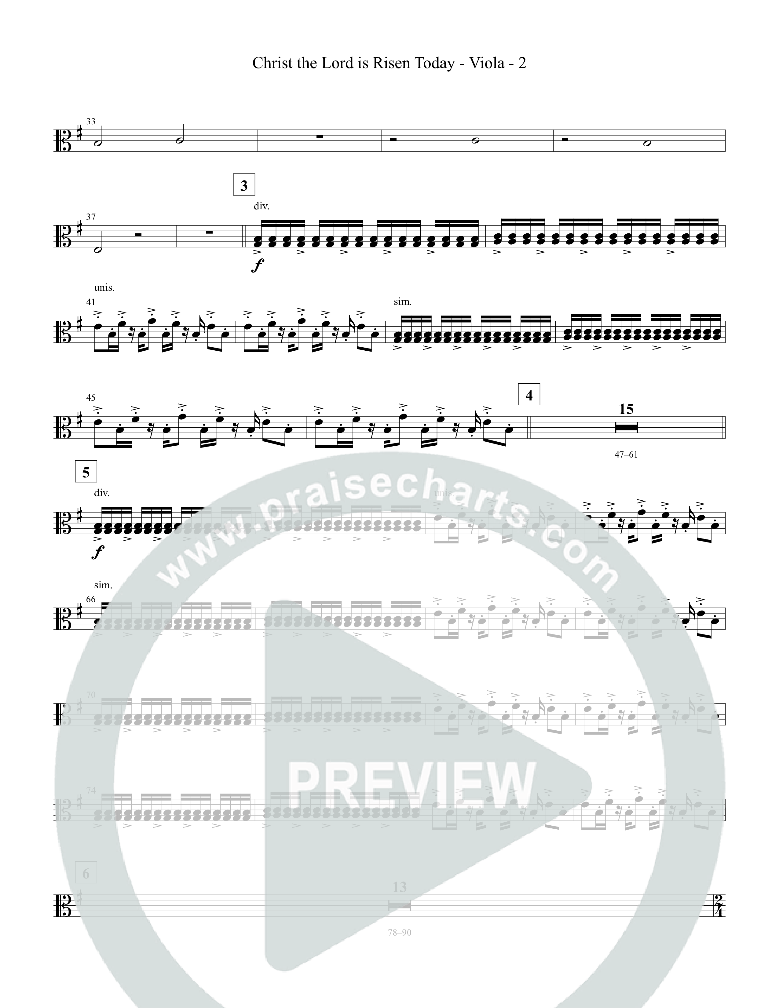 Christ The Lord Is Risen Today Viola (Tommee Profitt)