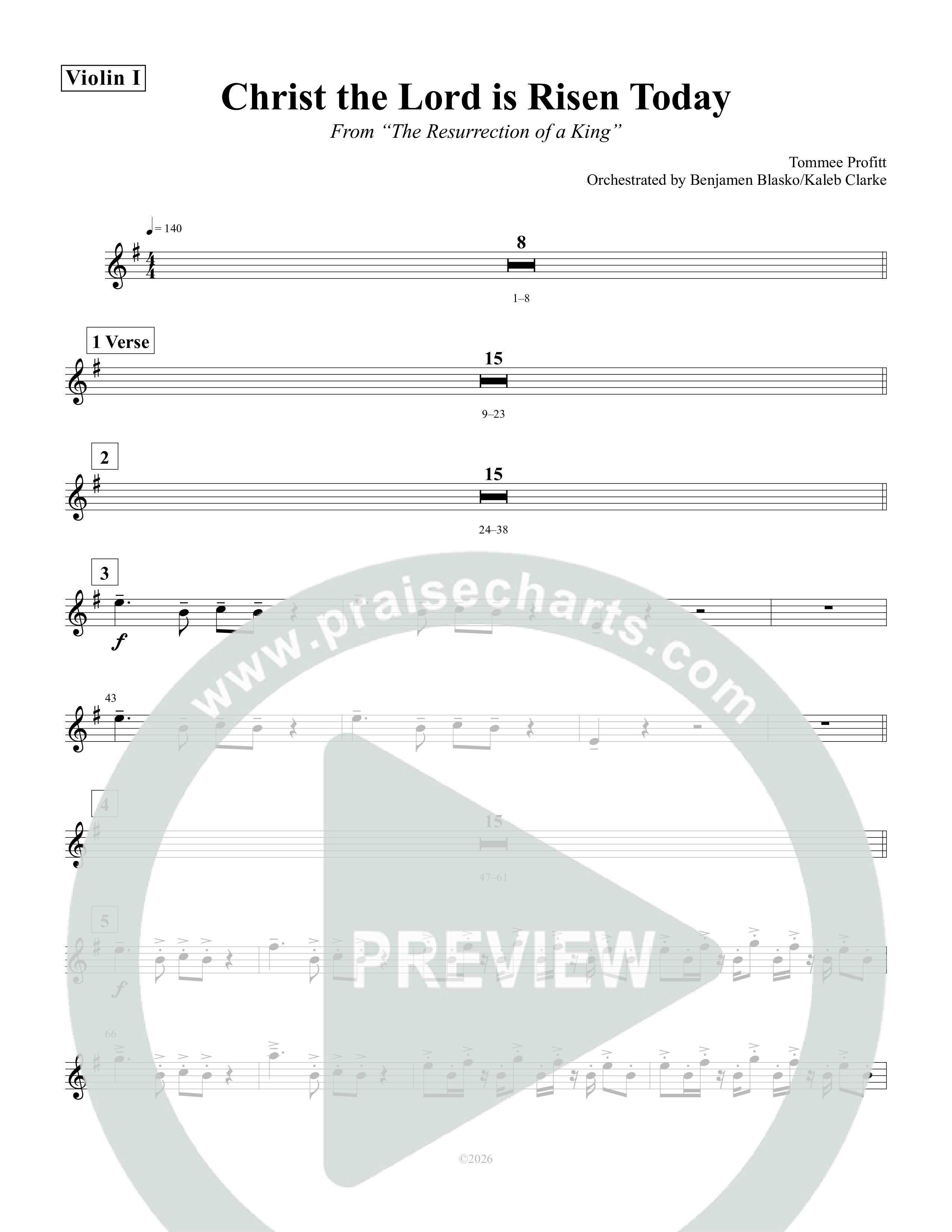 Christ The Lord Is Risen Today String Pack (Tommee Profitt)