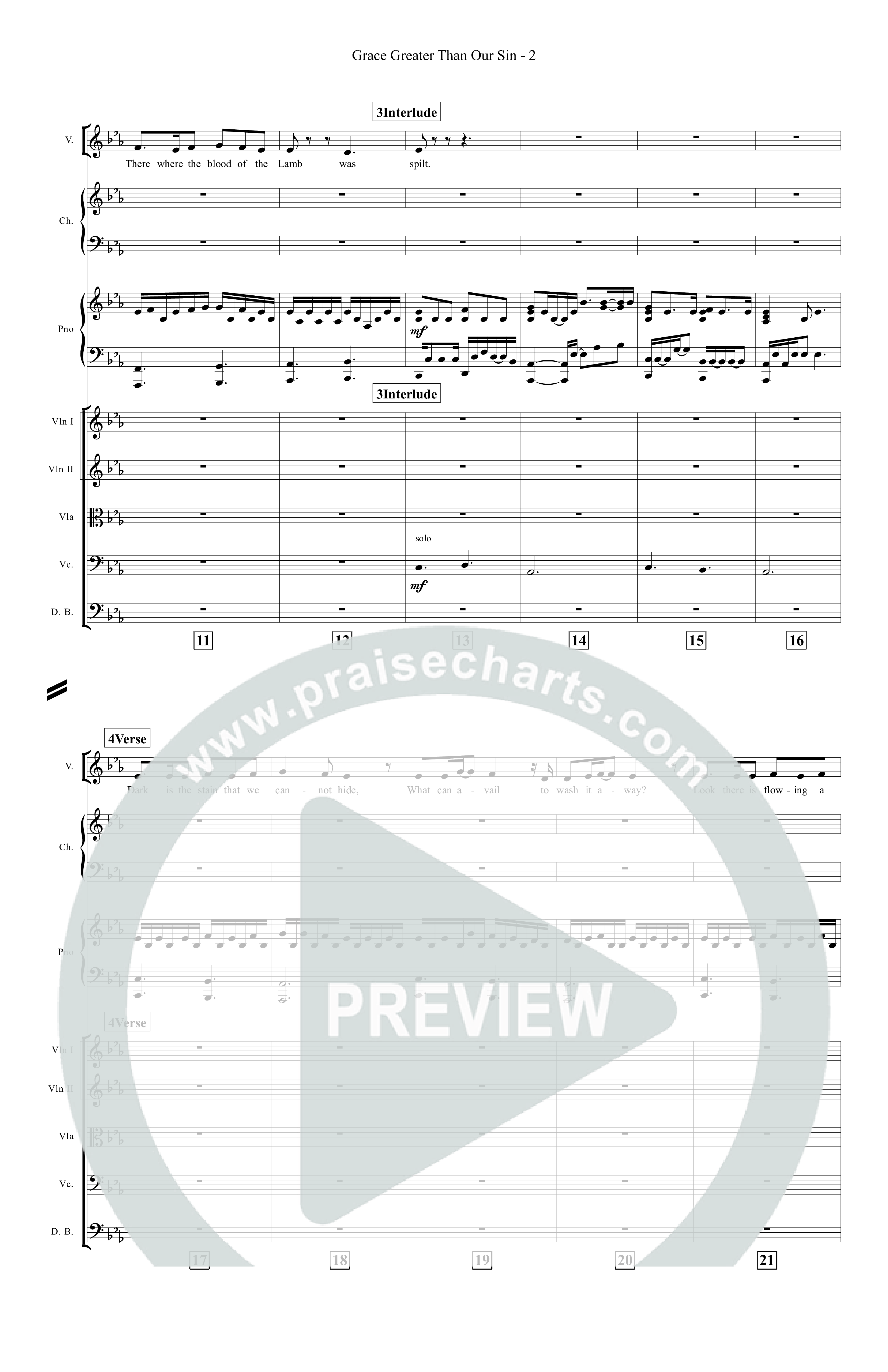 Grace Greater Than Our Sin Orchestration (Tommee Profitt / Isaac Mather)