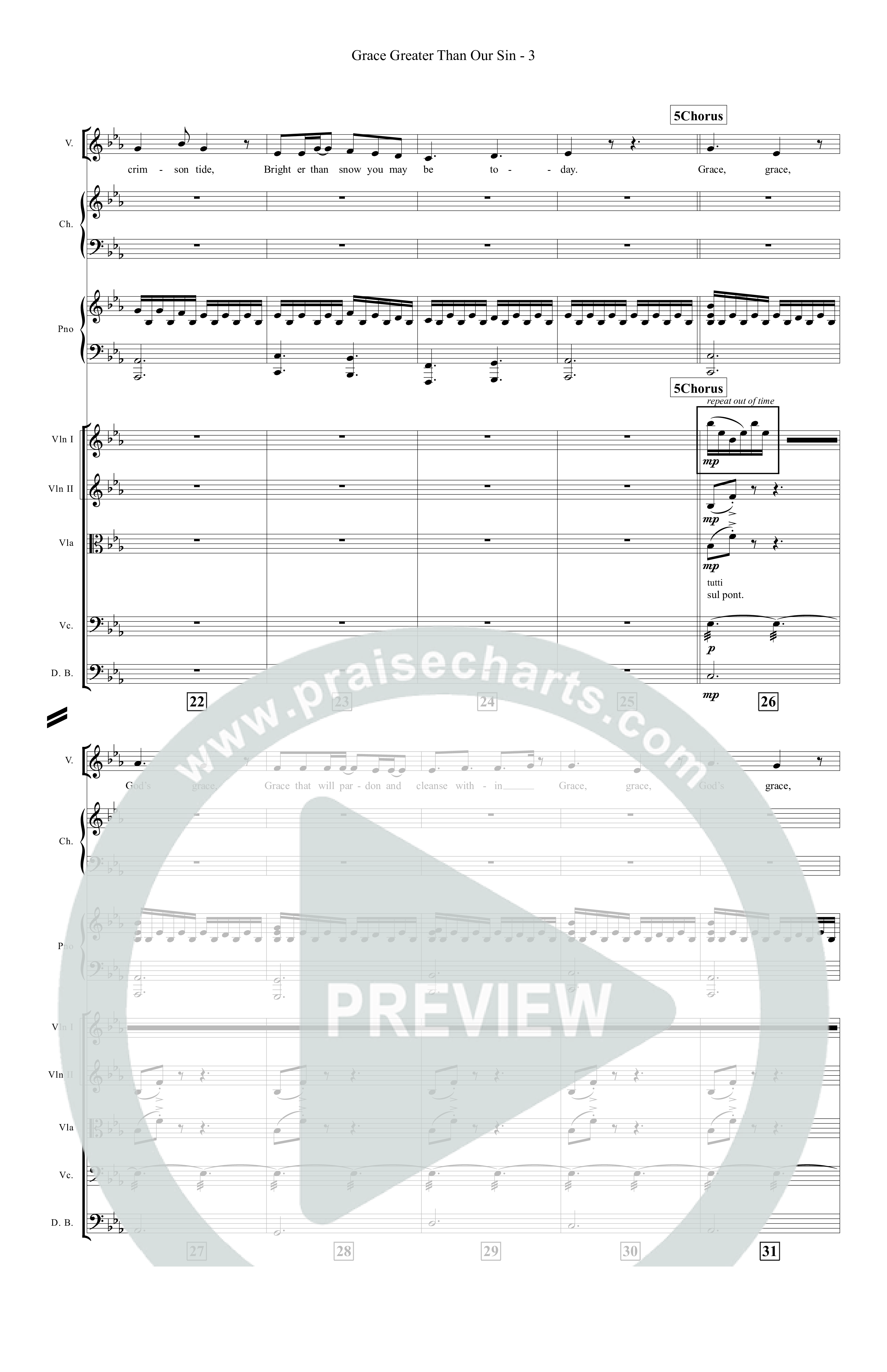 Grace Greater Than Our Sin Orchestration (Tommee Profitt / Isaac Mather)