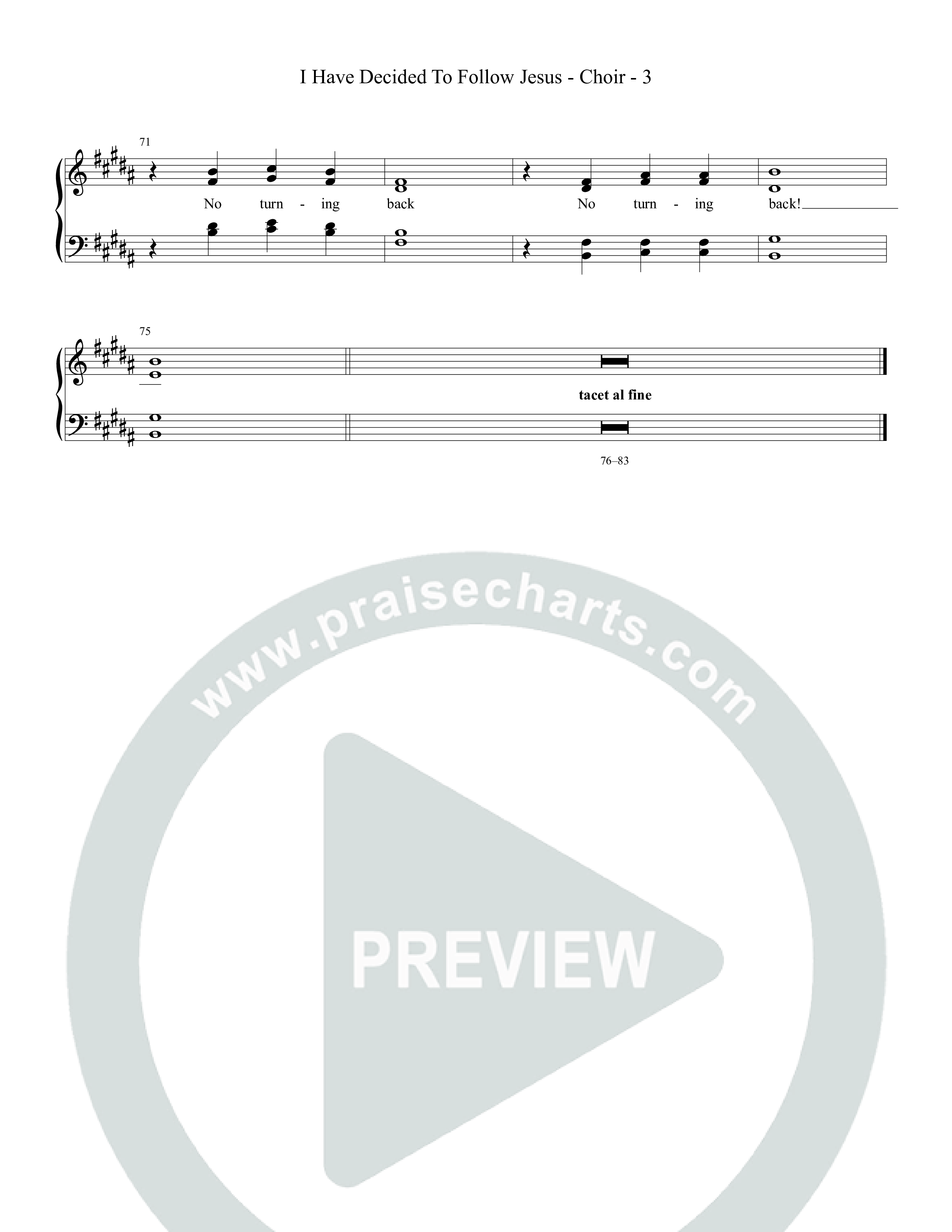 I Have Decided To Follow Jesus Piano/Vocal Pack (Tommee Profitt / Anthony Evans)