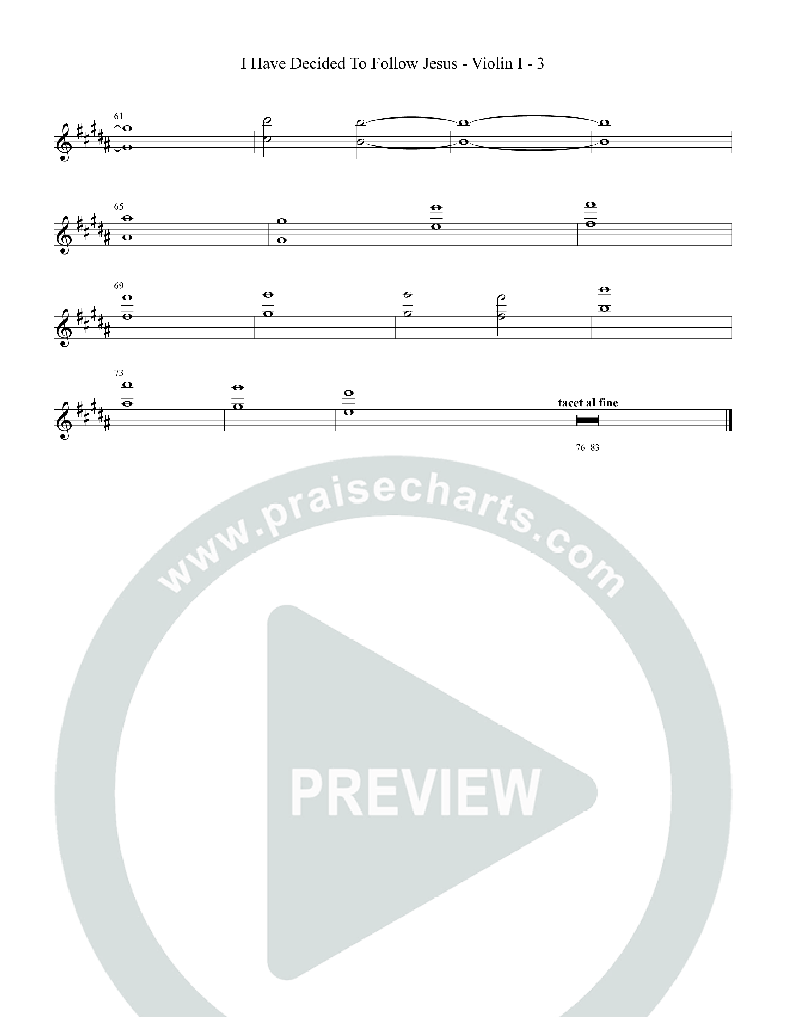 I Have Decided To Follow Jesus String Pack (Tommee Profitt / Anthony Evans)