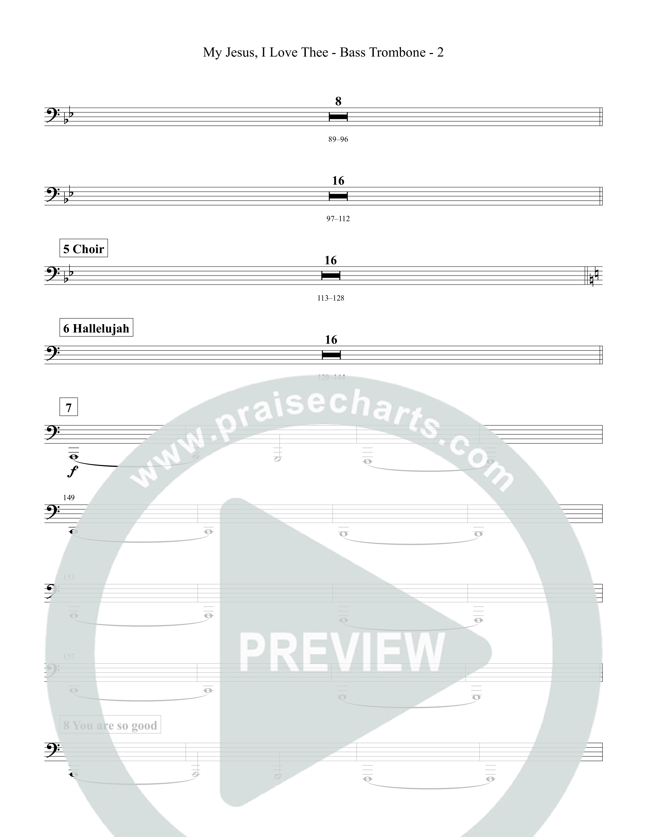 My Jesus I Love Thee Bass Trombone (Tommee Profitt / Jordan Smith)