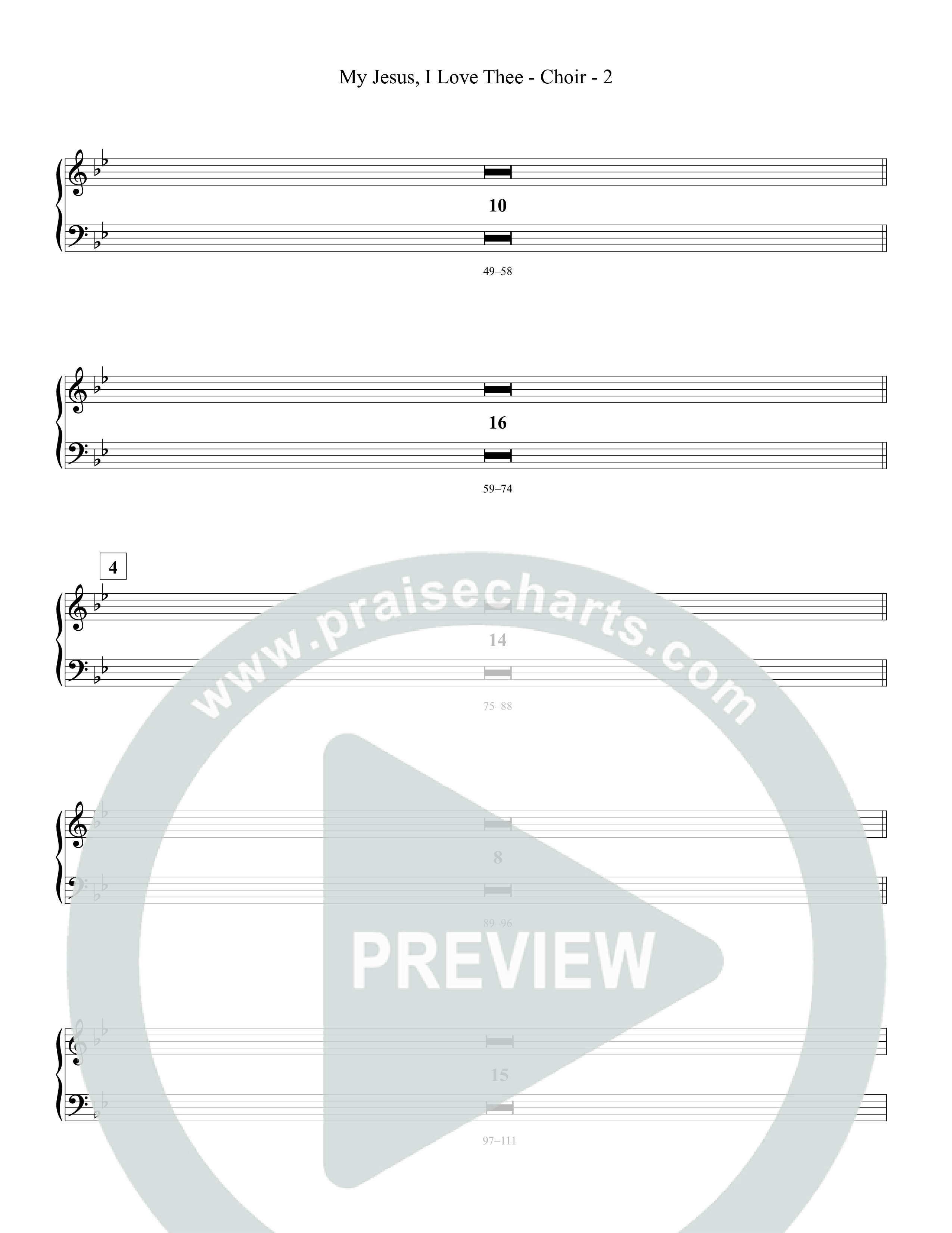 My Jesus I Love Thee Choir Sheet (Tommee Profitt / Jordan Smith)