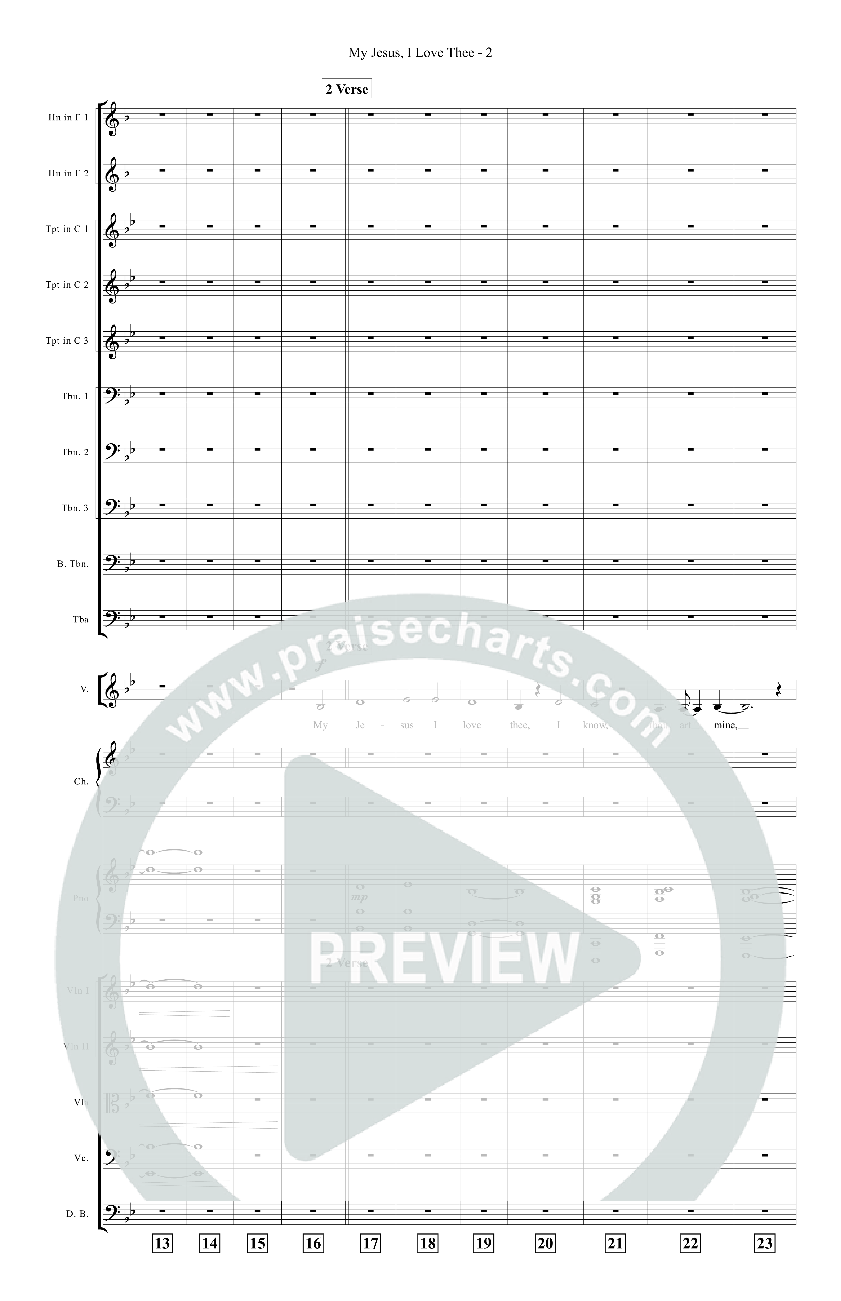 My Jesus I Love Thee Orchestration (Tommee Profitt / Jordan Smith)