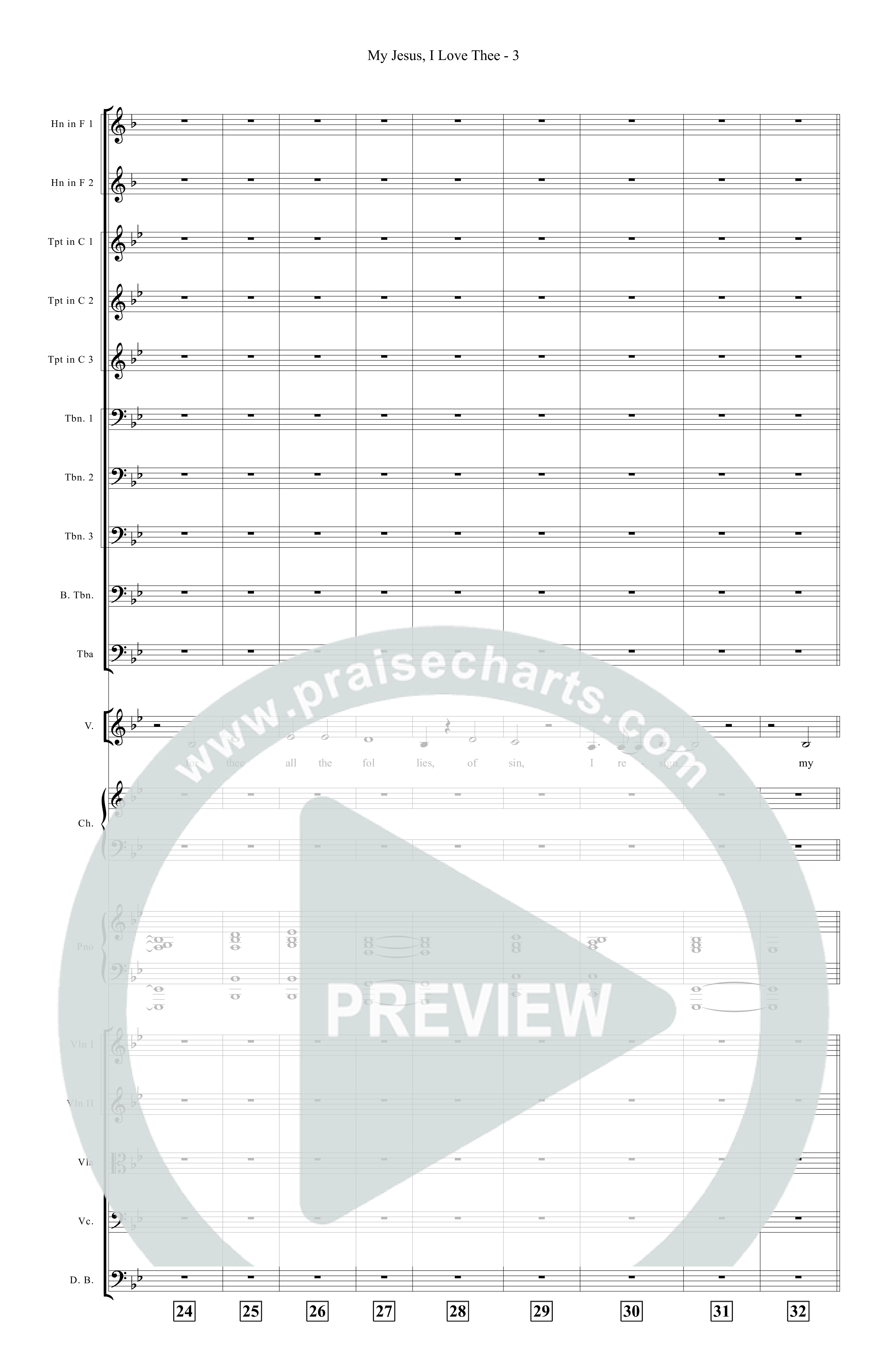 My Jesus I Love Thee Orchestration (Tommee Profitt / Jordan Smith)