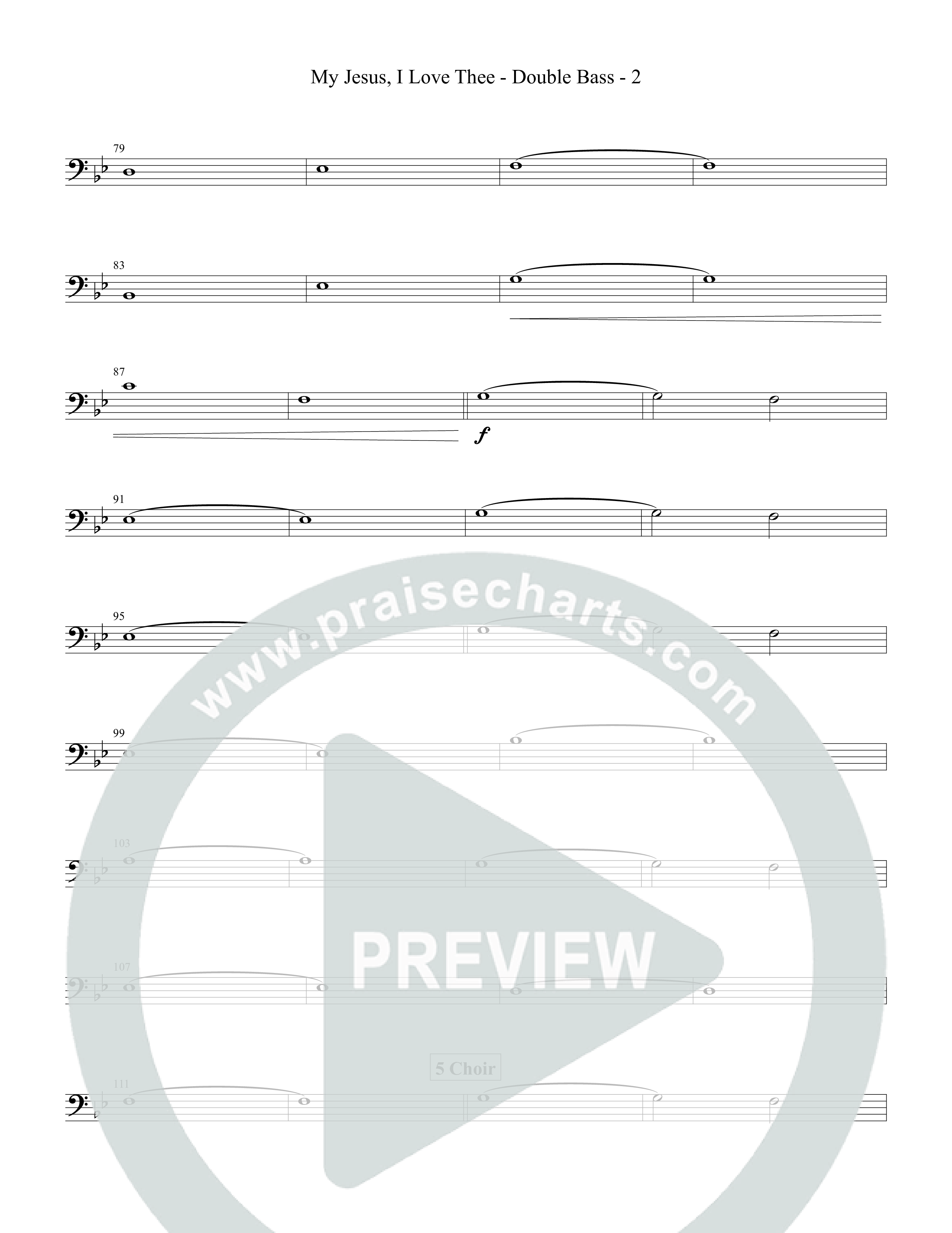 My Jesus I Love Thee Double Bass (Tommee Profitt / Jordan Smith)