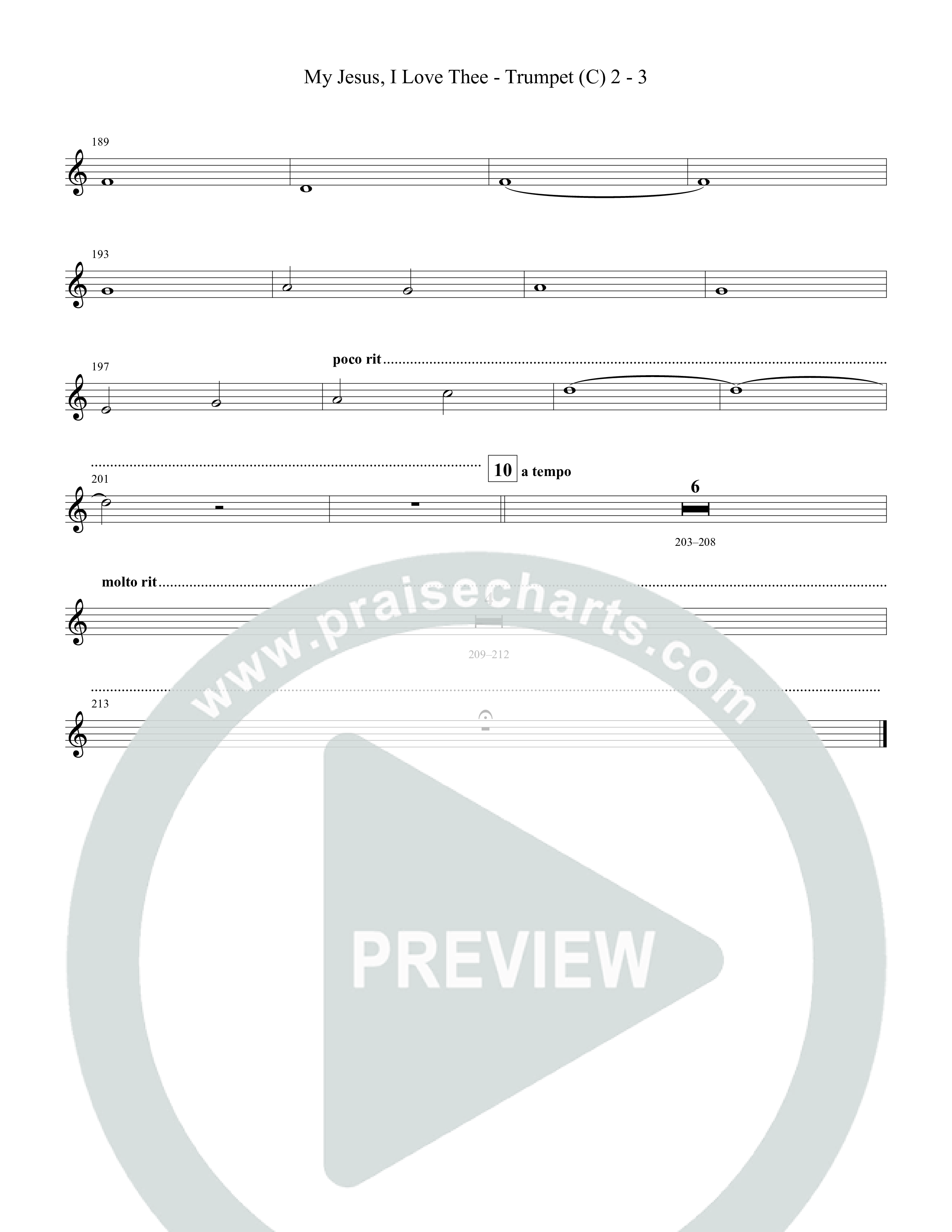 My Jesus I Love Thee Trumpet 2 (Tommee Profitt / Jordan Smith)