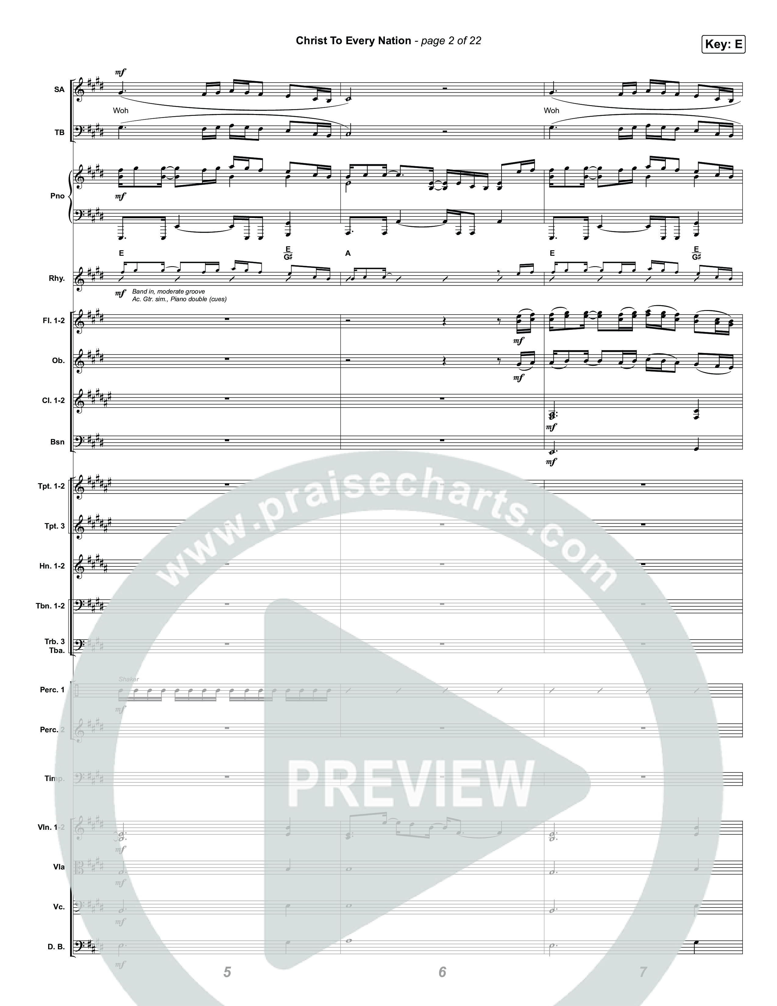 Christ To Every Nation Orchestration (Stillcreek)