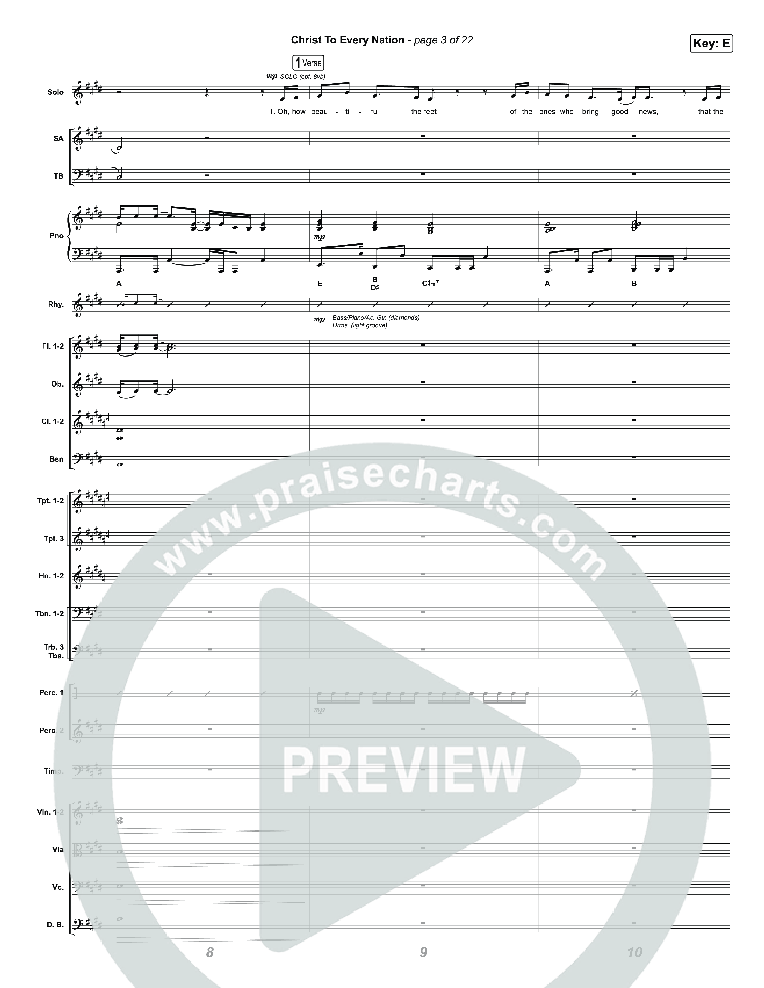 Christ To Every Nation Orchestration (Stillcreek)