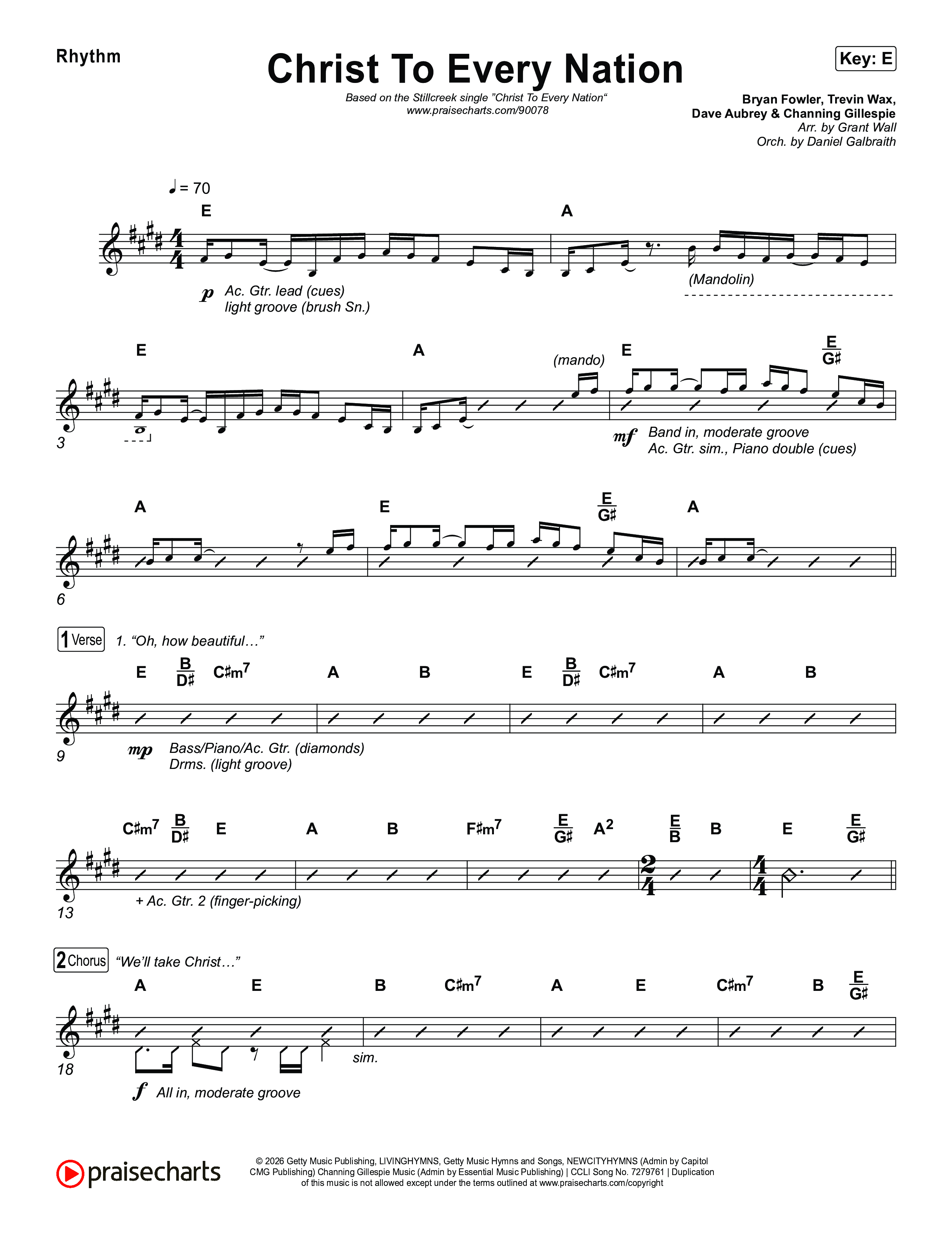Christ To Every Nation Rhythm Pack (Stillcreek)