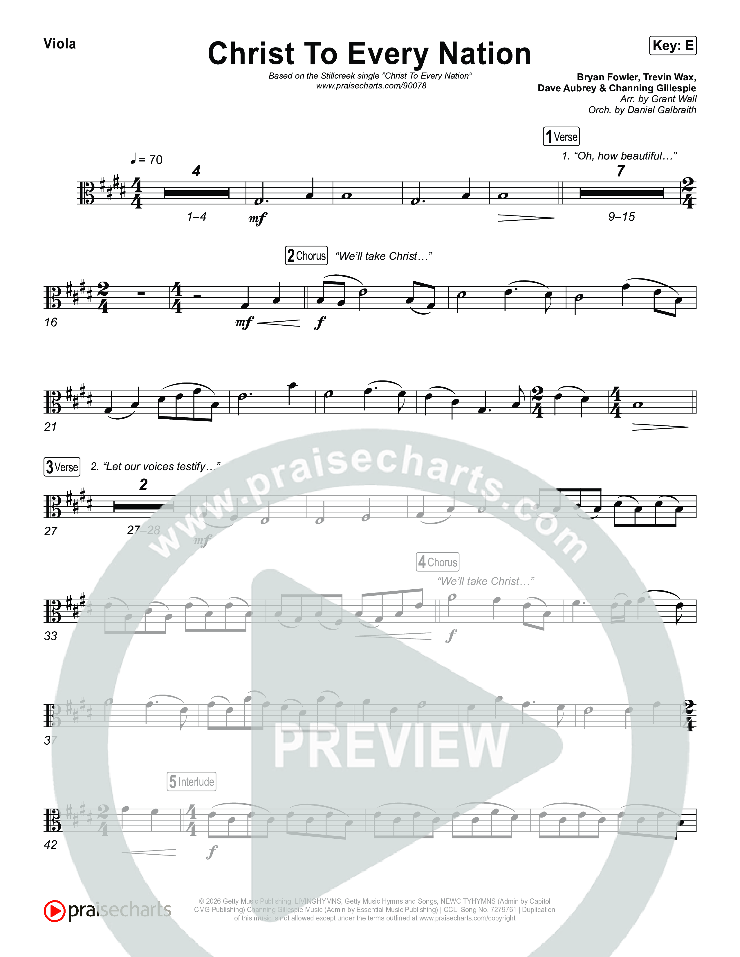 Christ To Every Nation String Pack (Stillcreek)