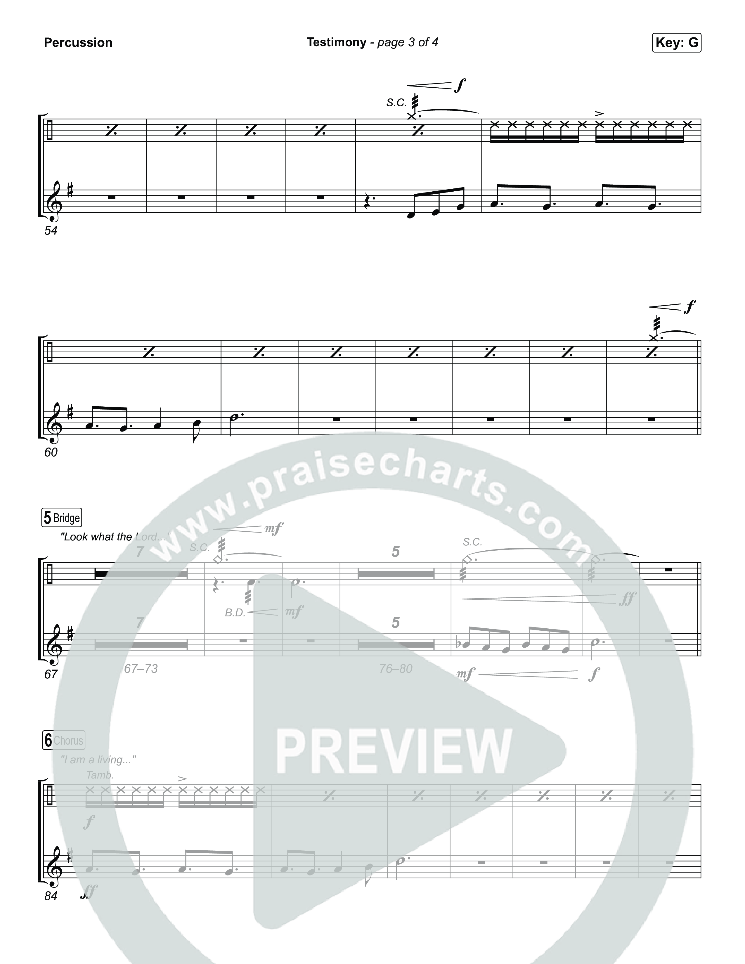 Testimony Percussion (Terrian / CeCe Winans)