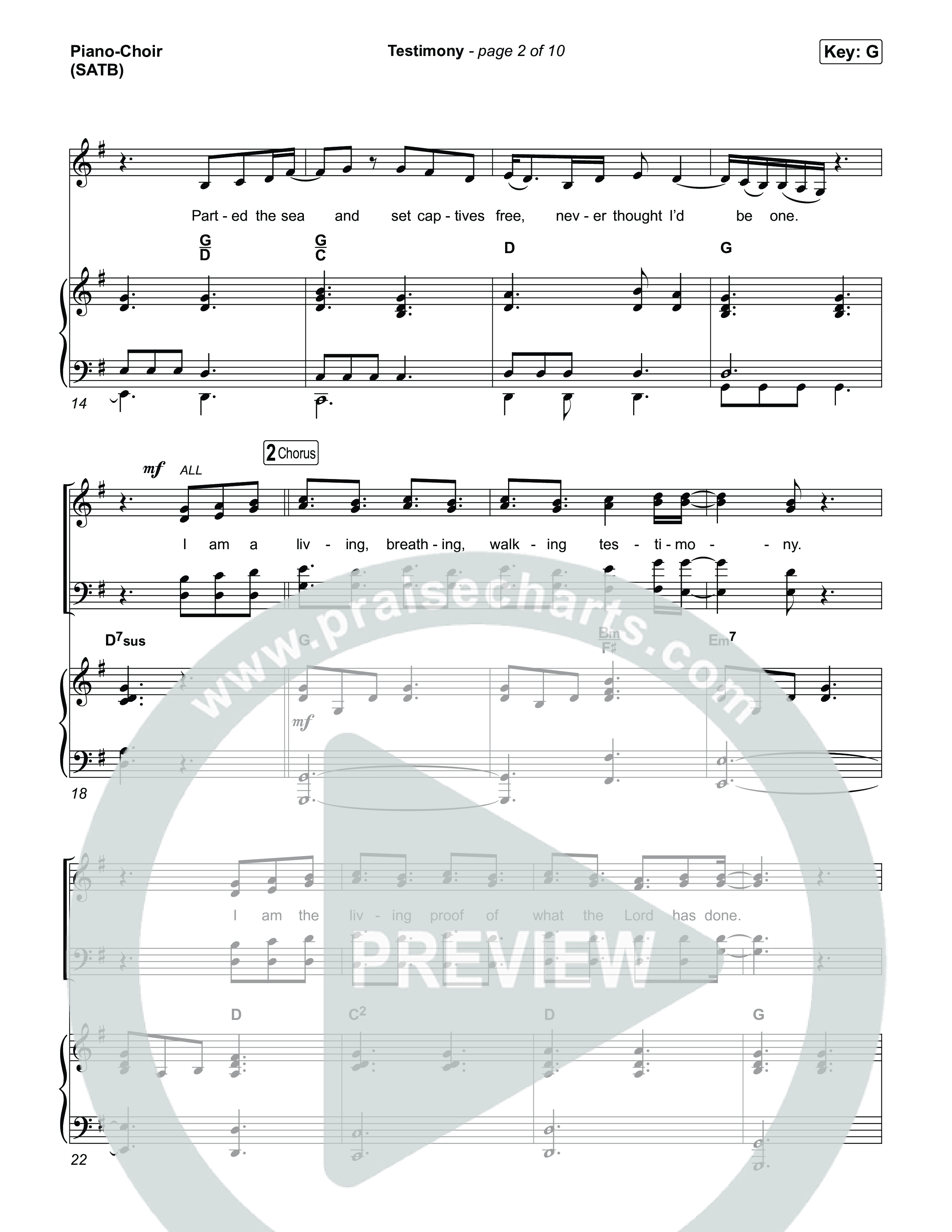 Testimony Piano/Vocal Pack (Terrian / CeCe Winans)