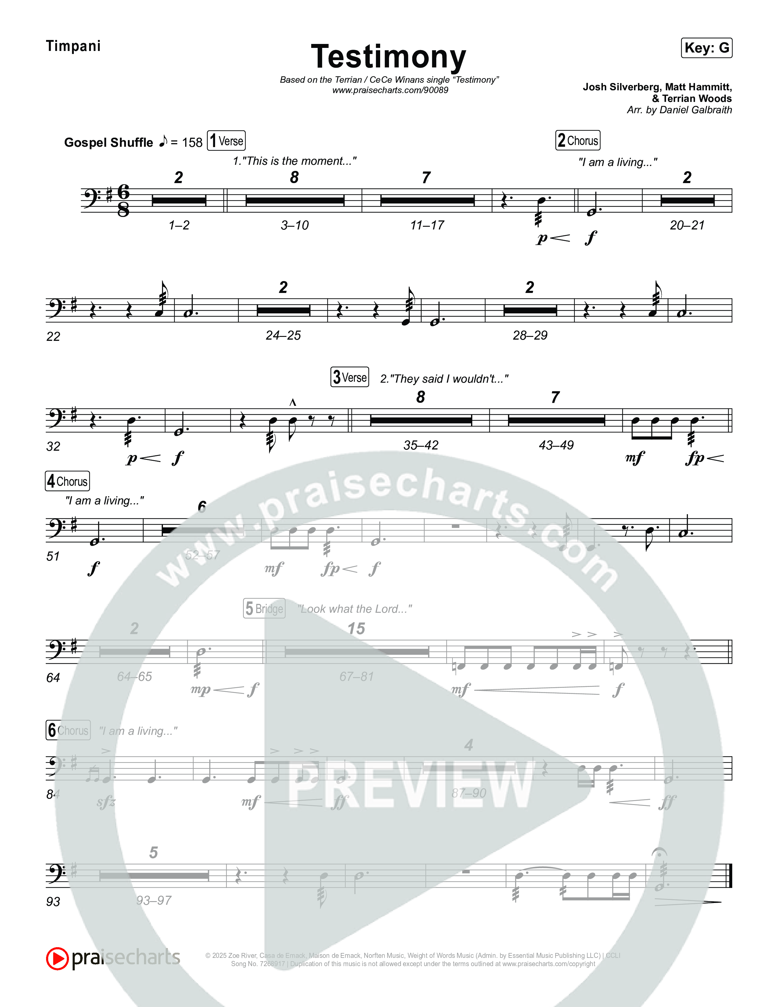 Testimony Timpani (Terrian / CeCe Winans)