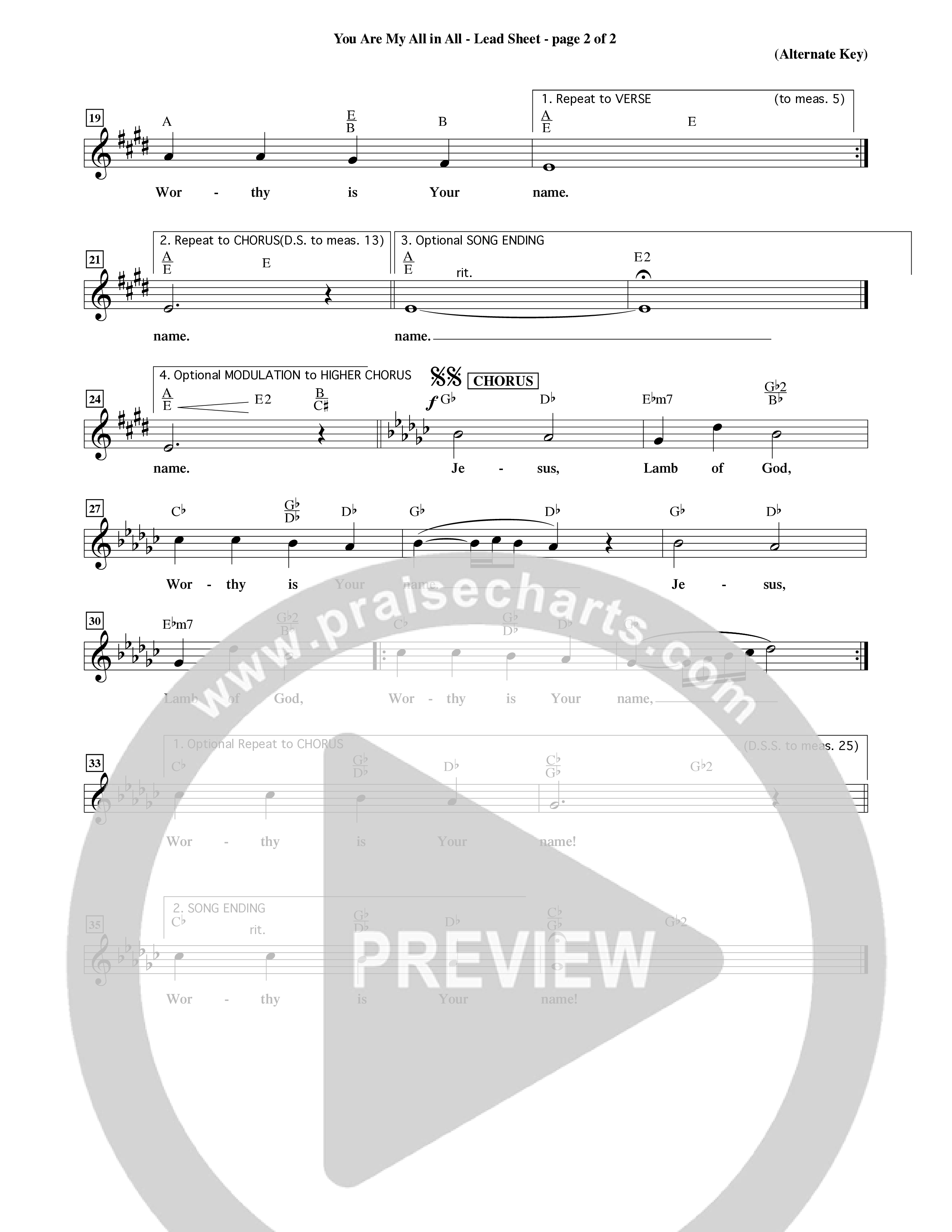 You Are My All In All (Choral Anthem SATB) Rhythm Pack (Word Music Choral / Orch. Keith Christopher)