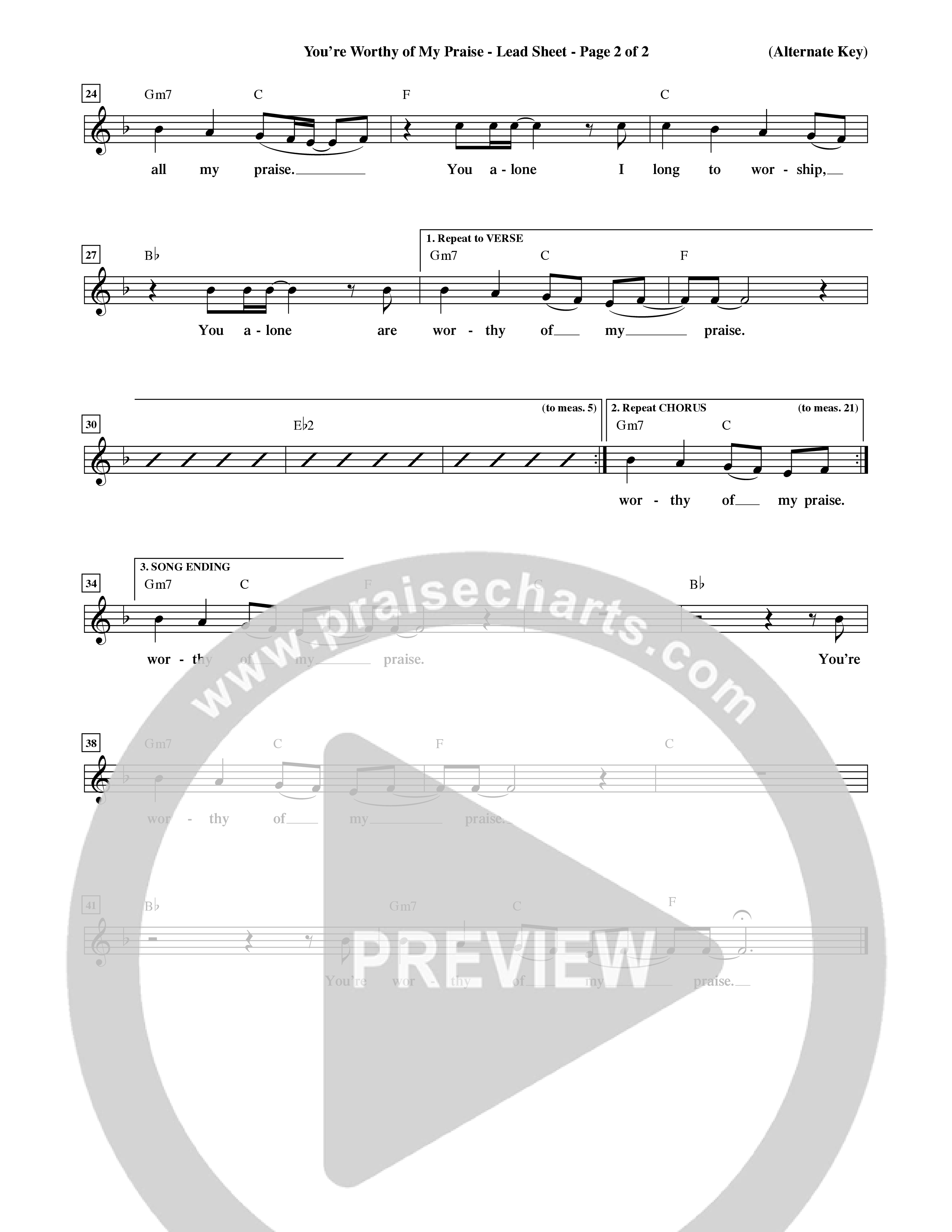 You're Worthy Of My Praise (Choral Anthem SATB) Rhythm Pack (Word Music Choral / Orch. Cliff Duren)