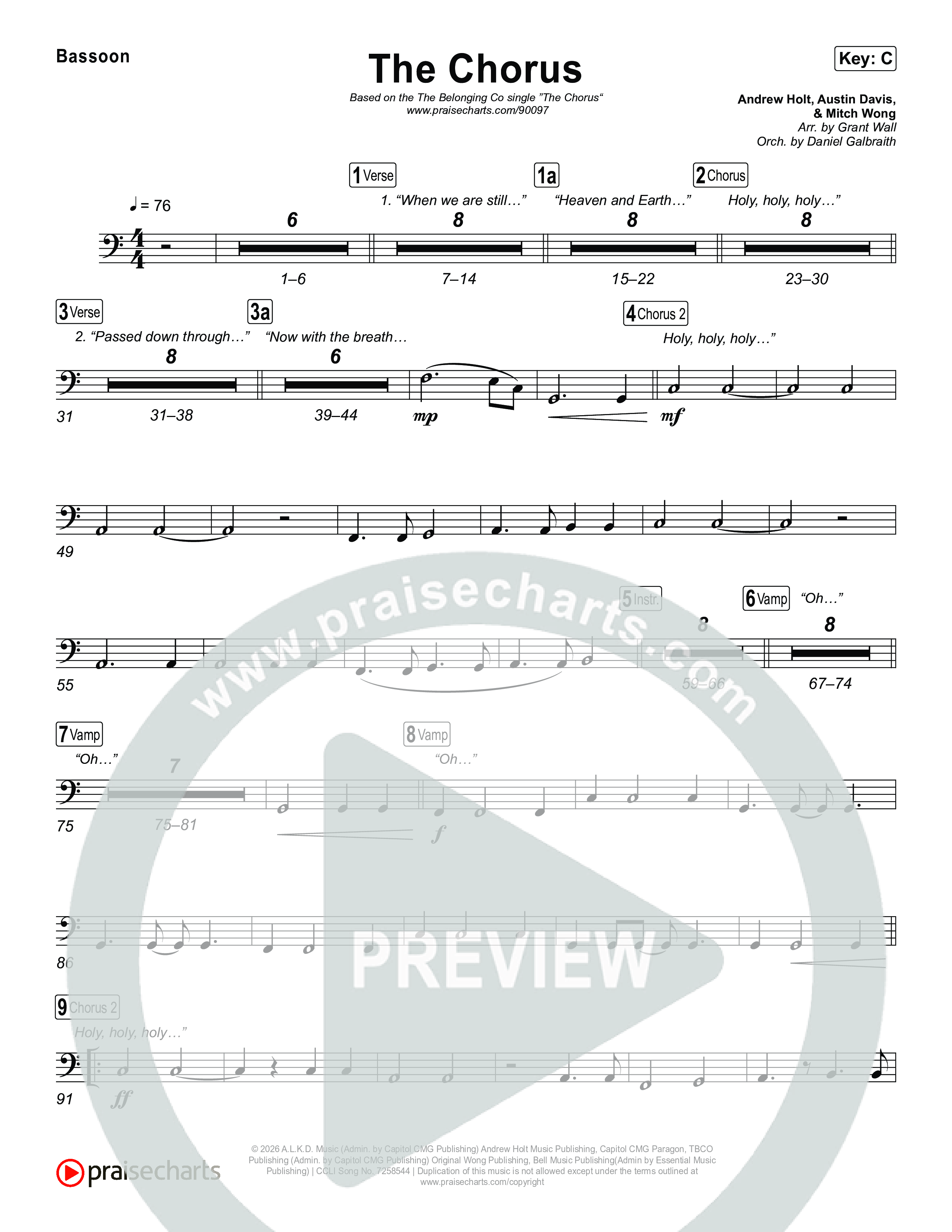 The Chorus Bassoon (The Belonging Co)