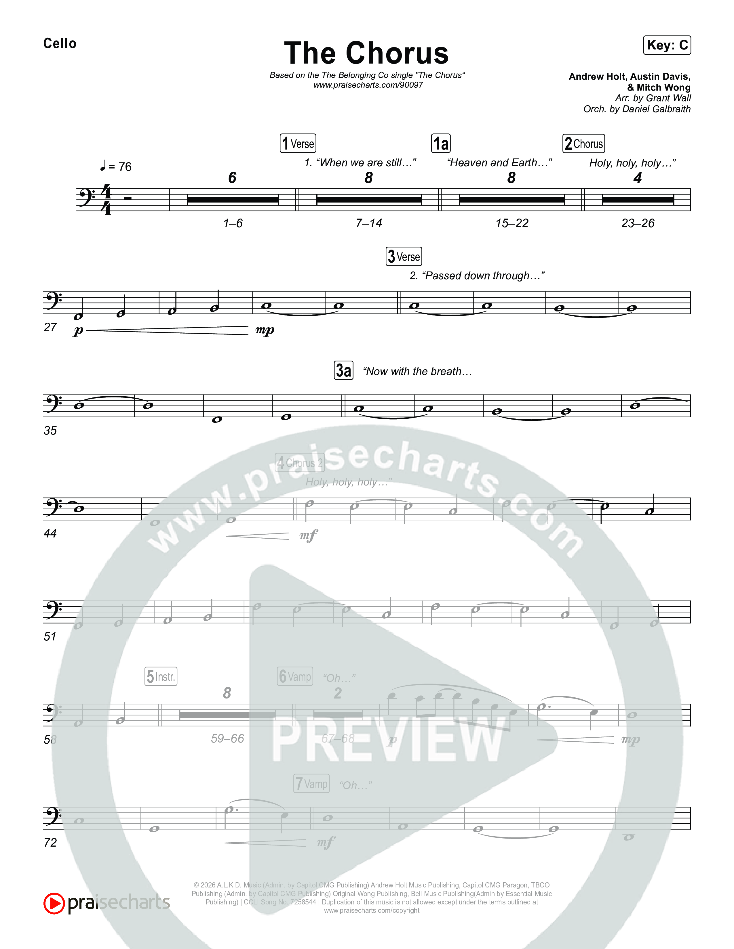 The Chorus Cello (The Belonging Co)