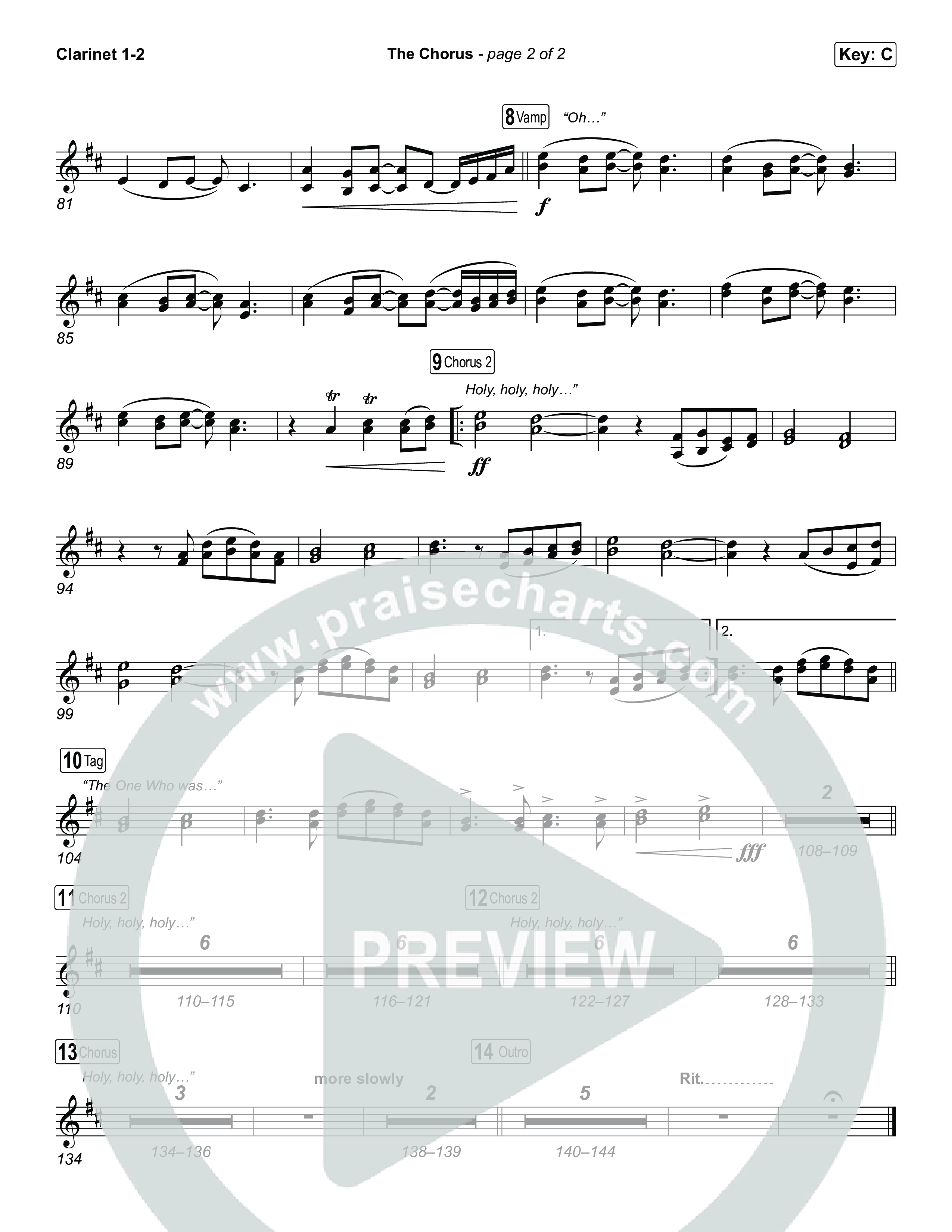 The Chorus Clarinet 1,2 (The Belonging Co)