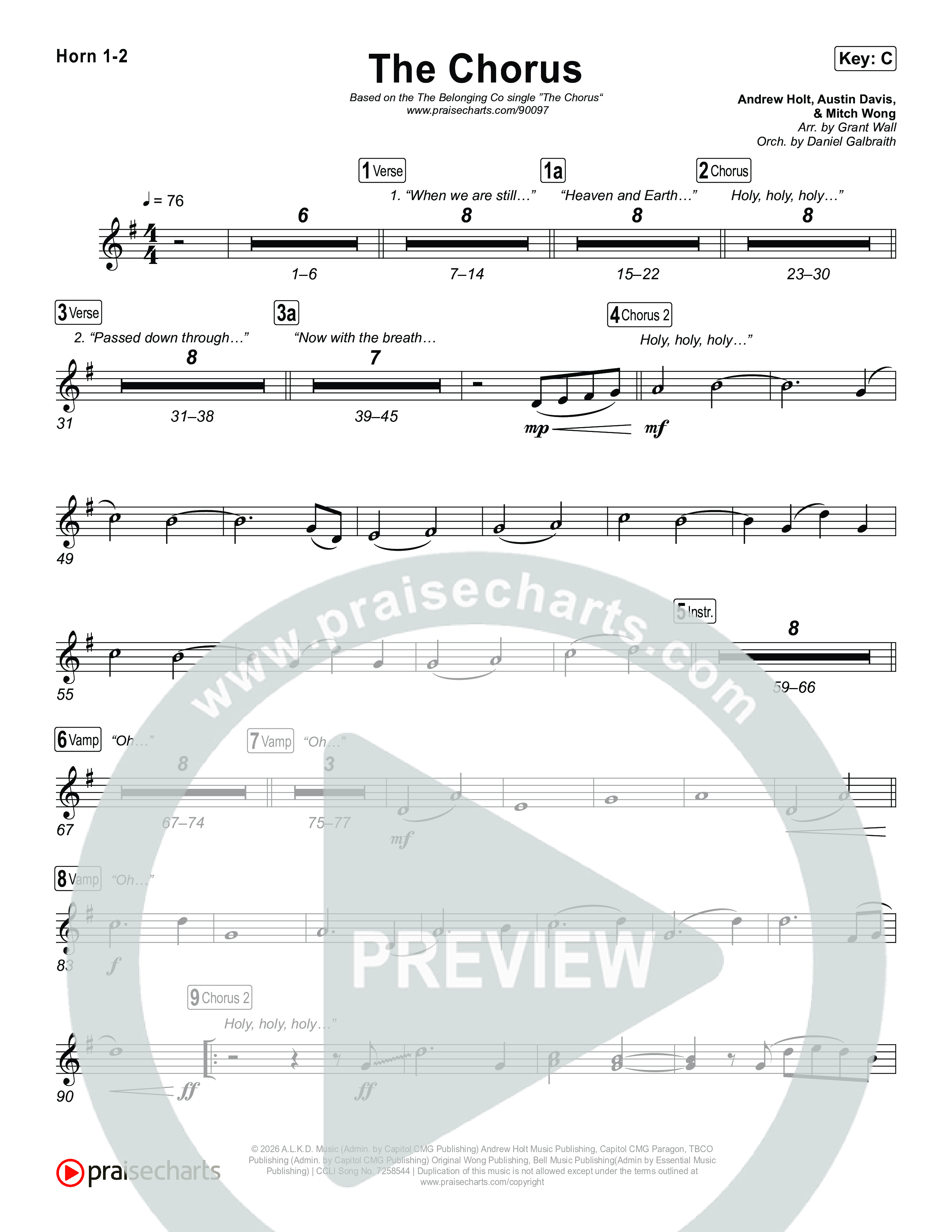 The Chorus Brass Pack (The Belonging Co)