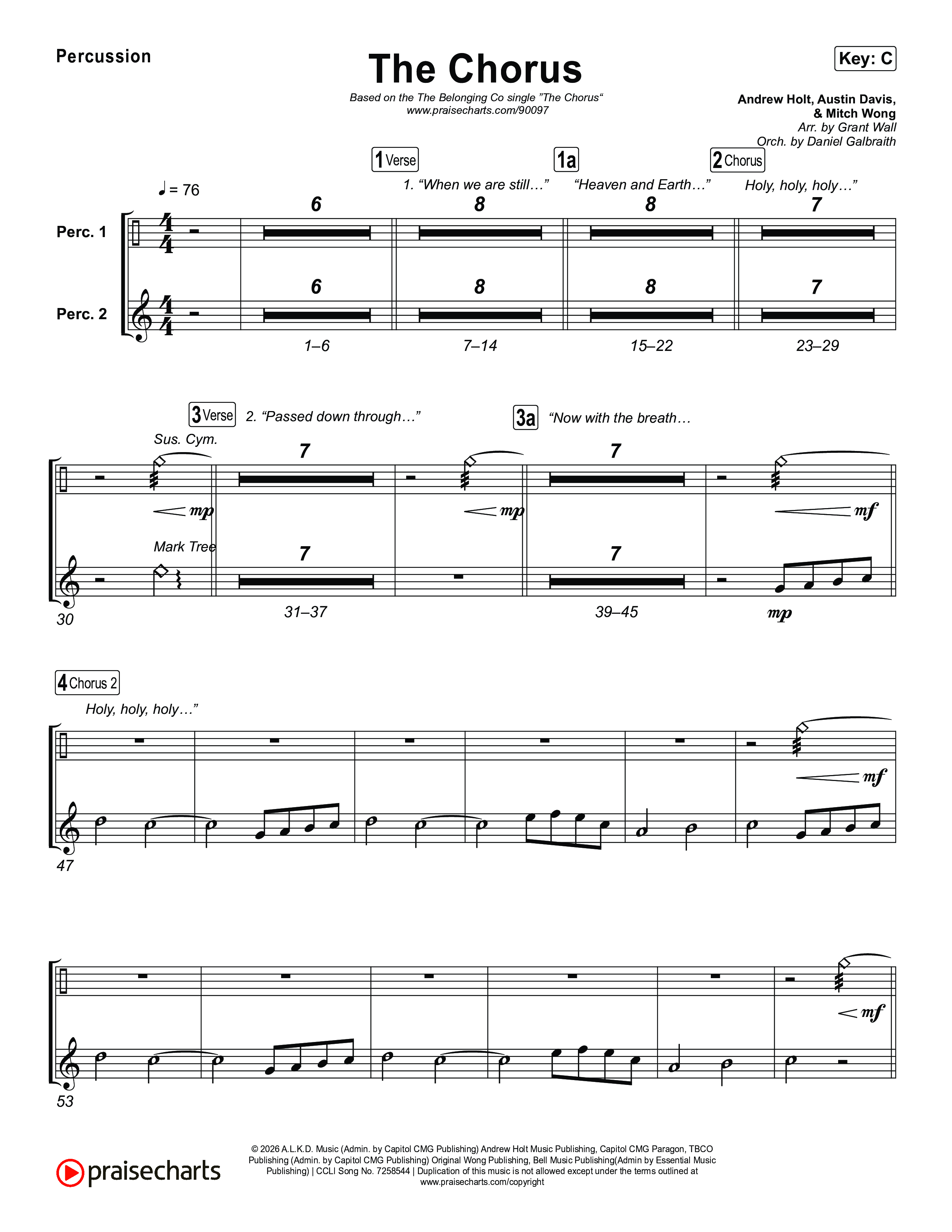 The Chorus Percussion (The Belonging Co)