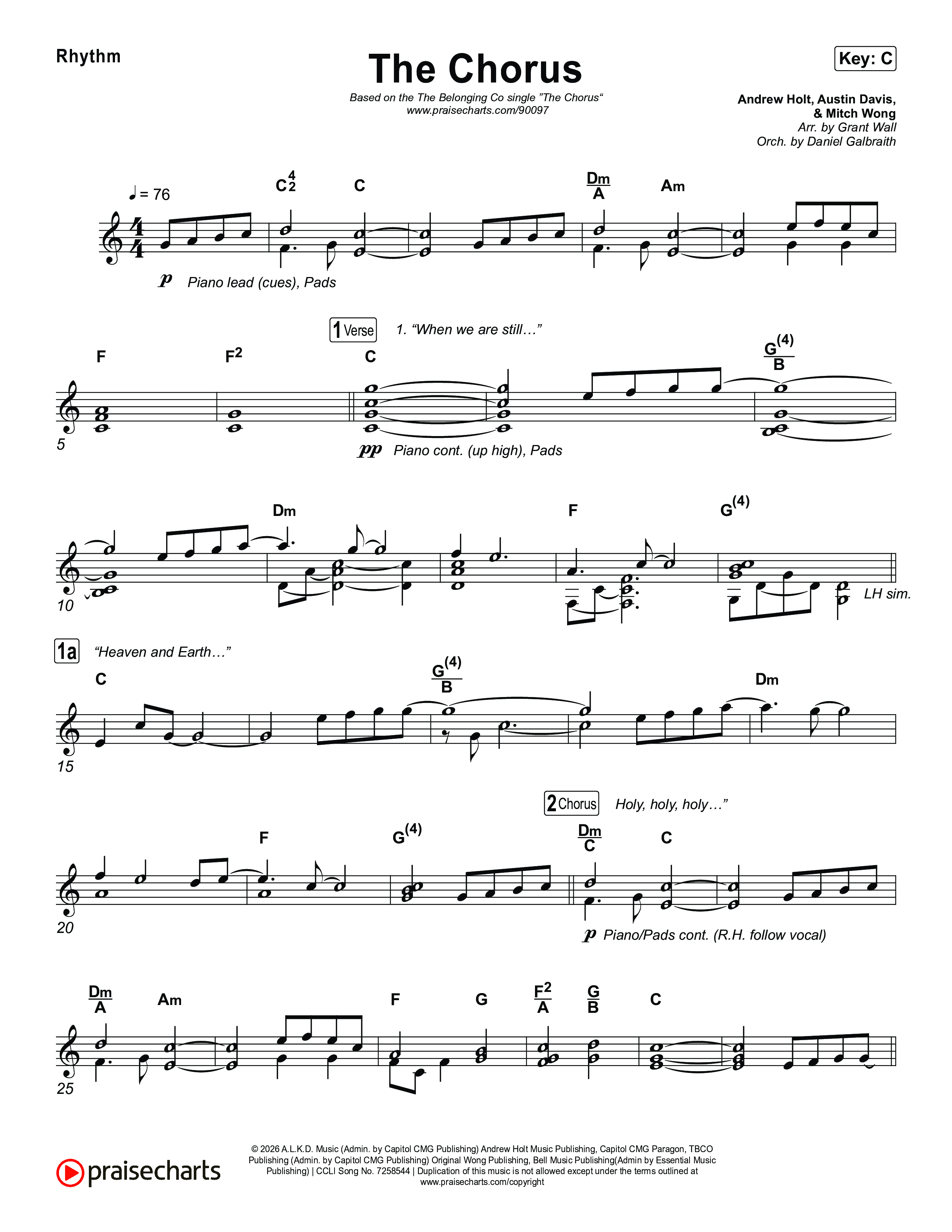 The Chorus Rhythm Pack (The Belonging Co)