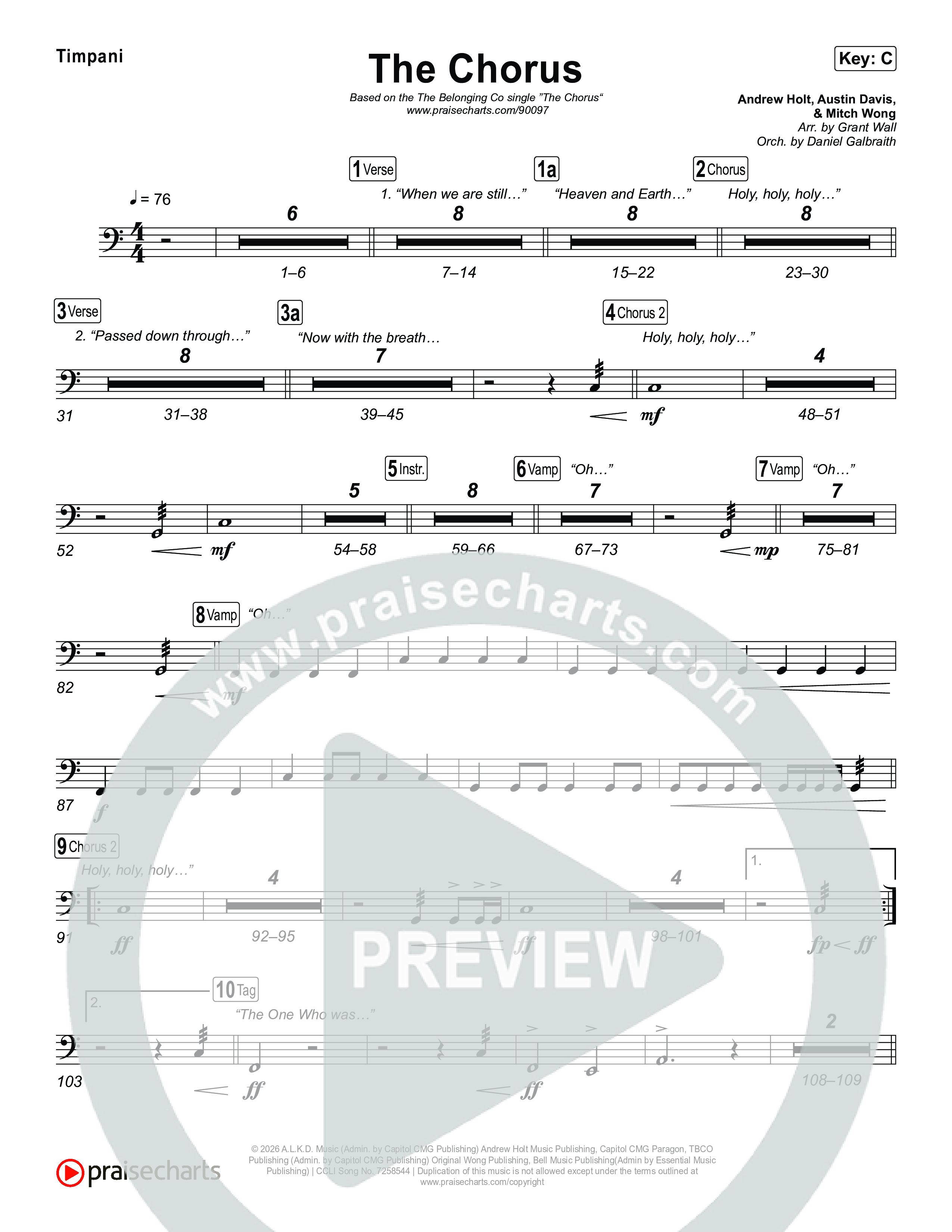 The Chorus Timpani (The Belonging Co)