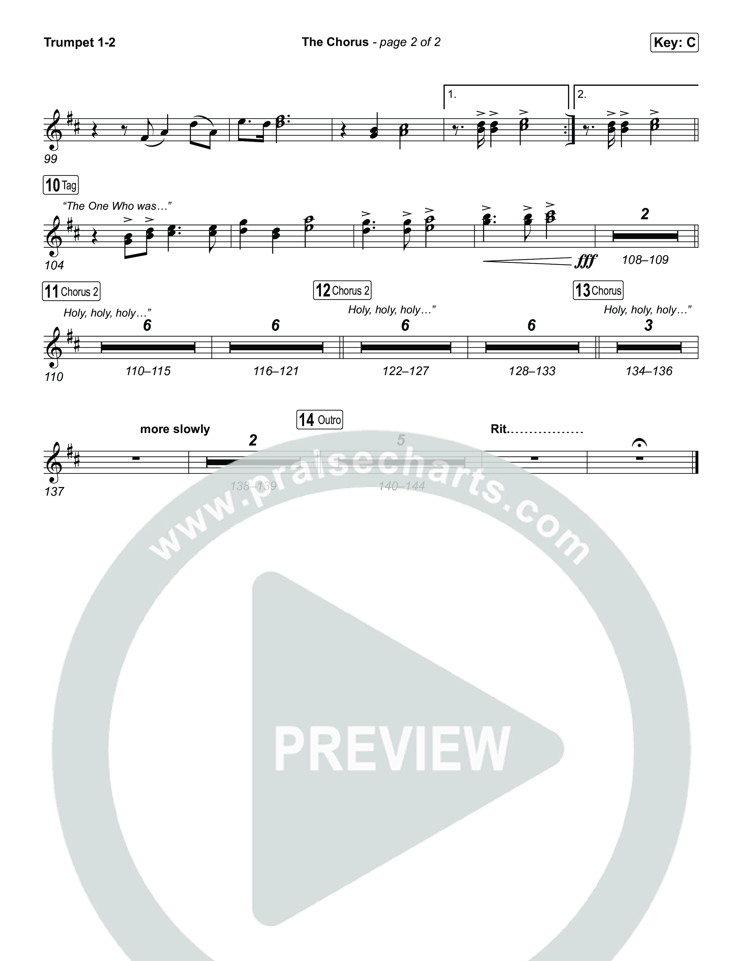 The Chorus Trumpet 1,2 (The Belonging Co)