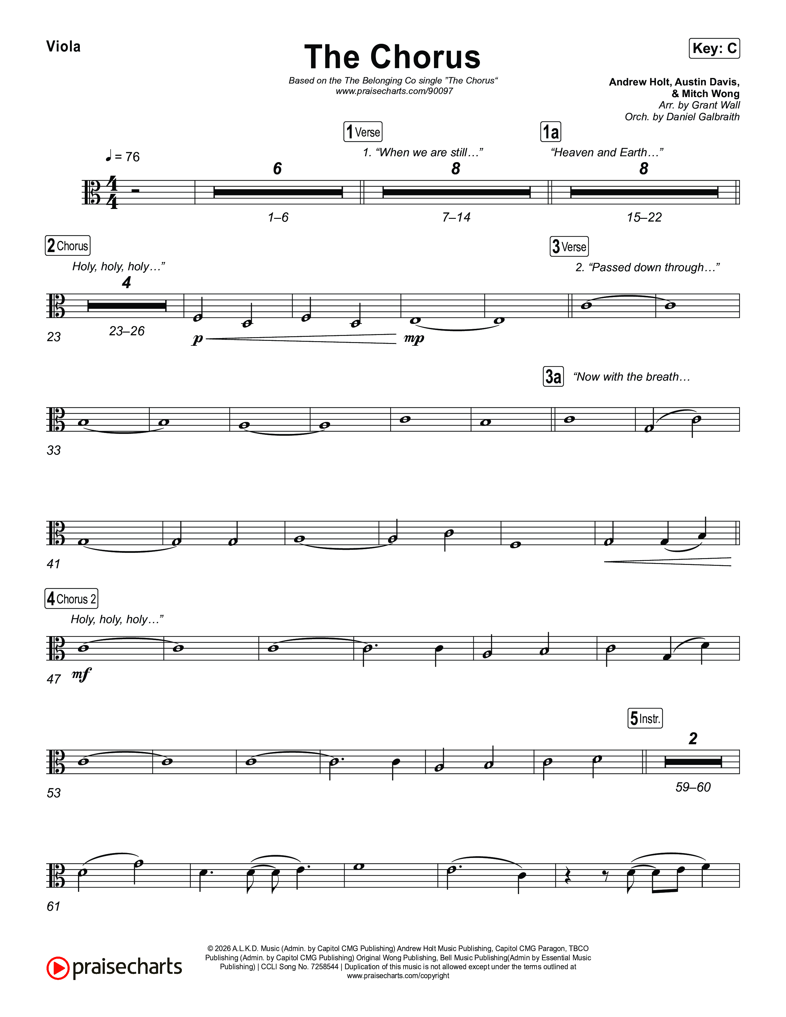 The Chorus Viola (The Belonging Co)