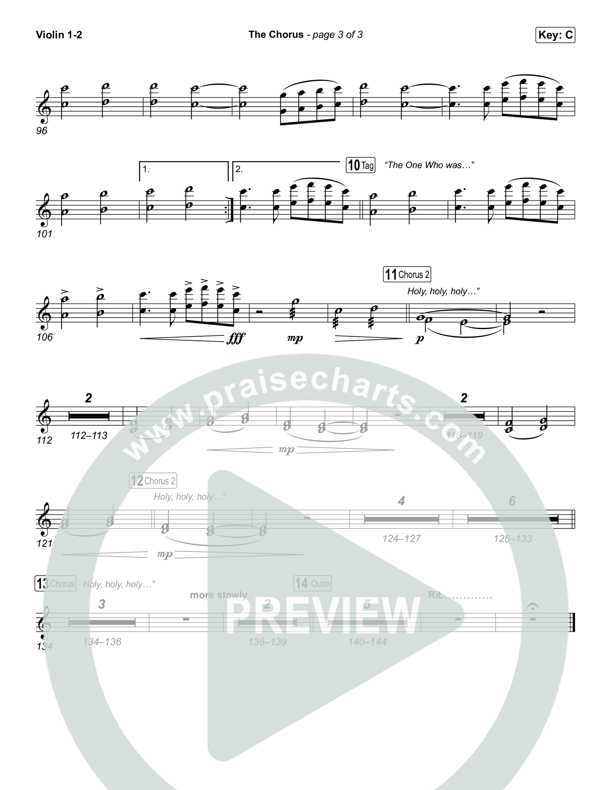 The Chorus Violin 1,2 (The Belonging Co)