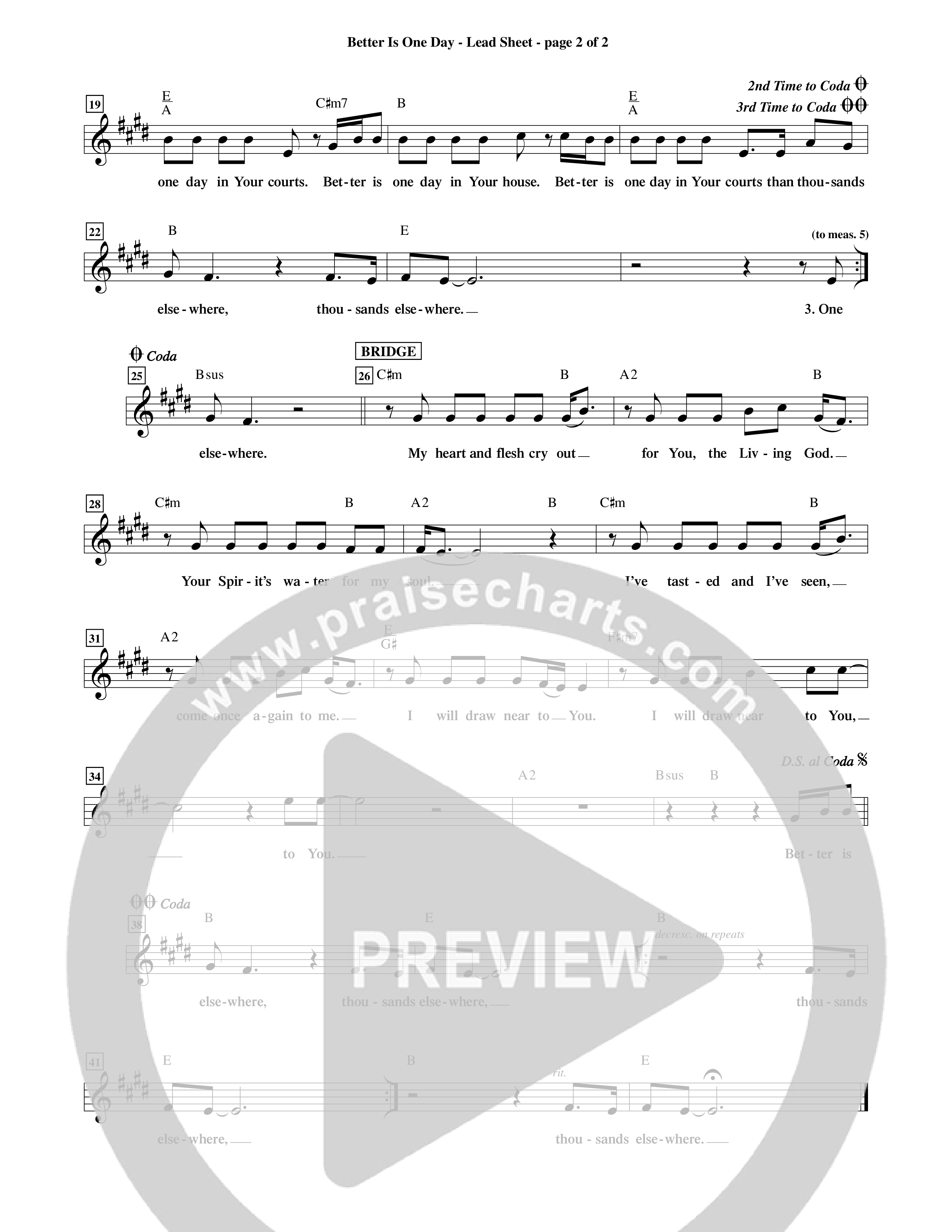 Better Is One Day (Choral Anthem SATB) Rhythm Pack (Word Music Choral / Orch. Billy Payne)