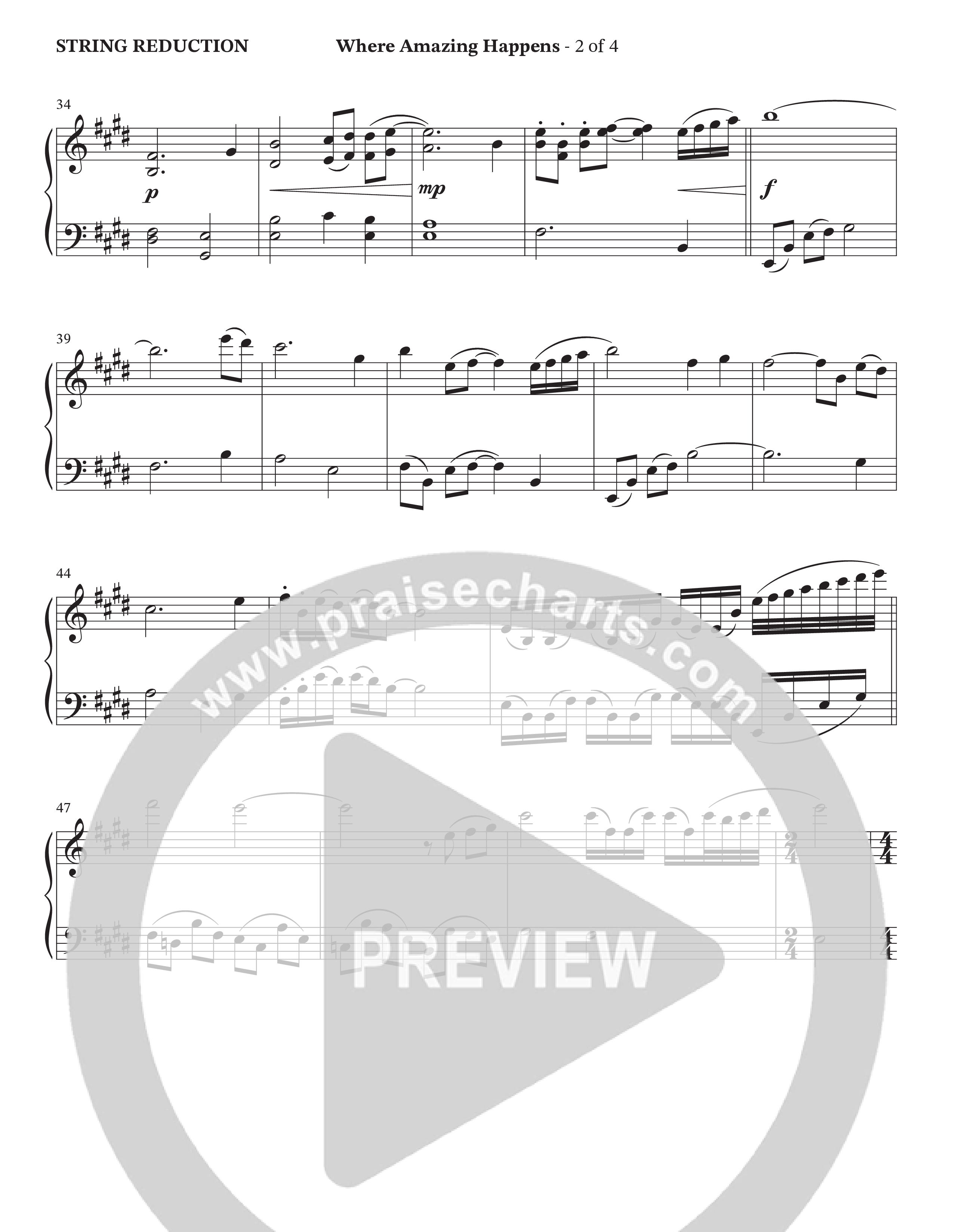 Where Amazing Happens (Choral Anthem SATB) String Reduction (TaRanda Greene / Arr. Bradley Knight / Arr. Geron Davis)