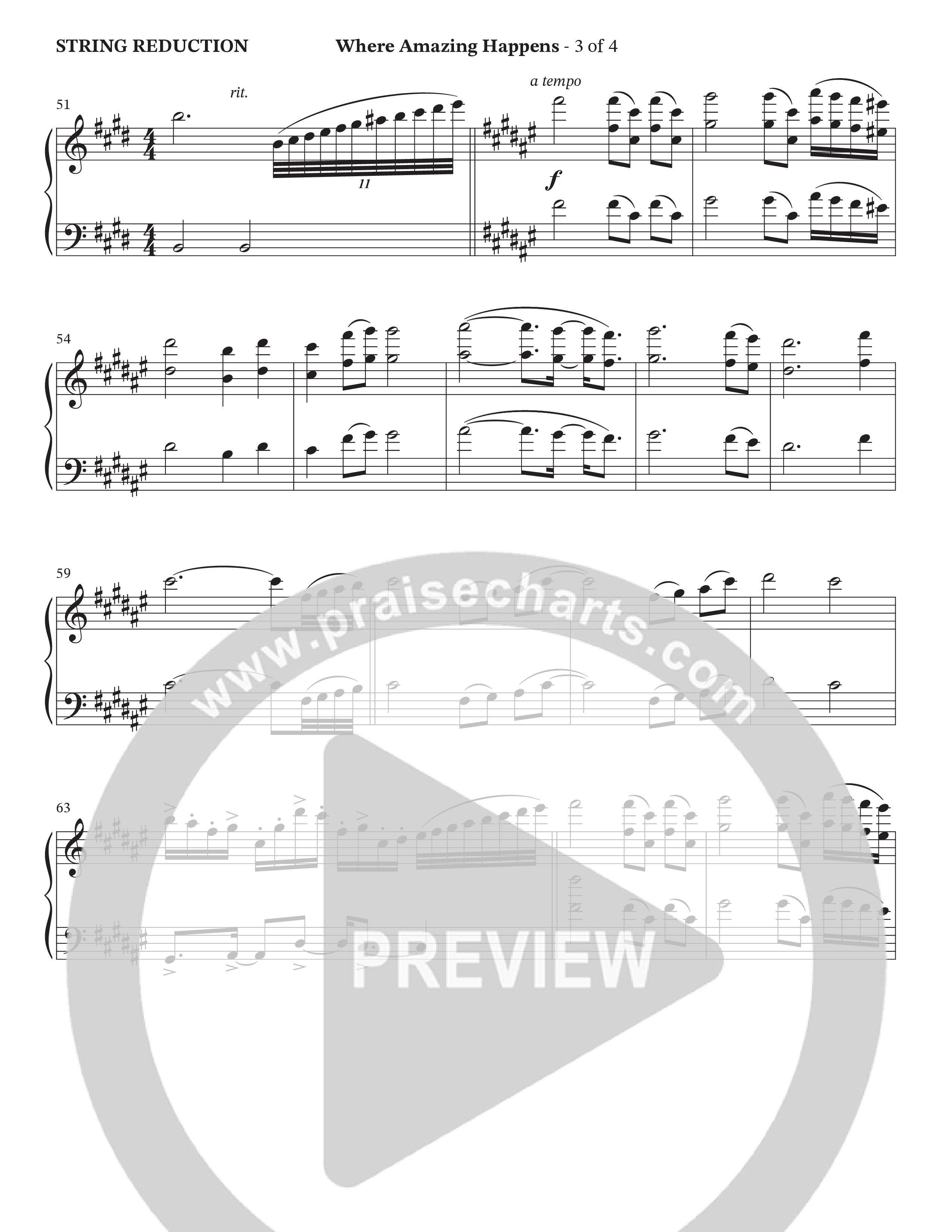 Where Amazing Happens (Choral Anthem SATB) String Reduction (TaRanda Greene / Arr. Bradley Knight / Arr. Geron Davis)