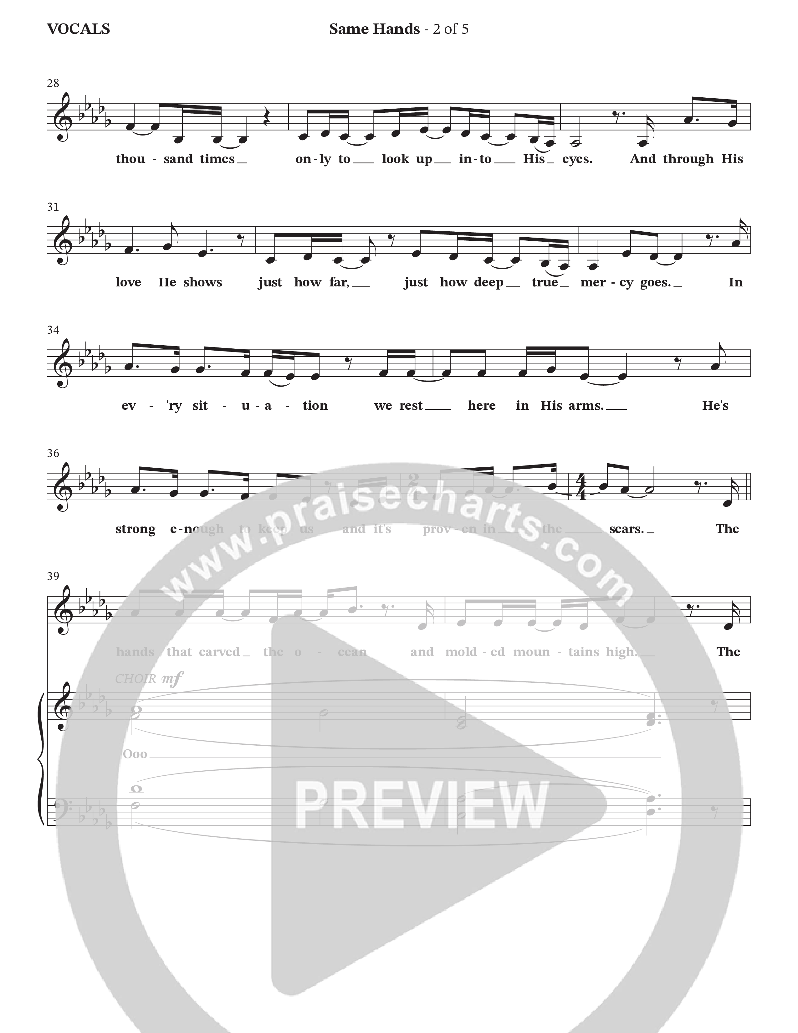 Same Hands (Choral Anthem SATB) Choir Sheet (StowTown Worship / Arr. Wayne Haun)