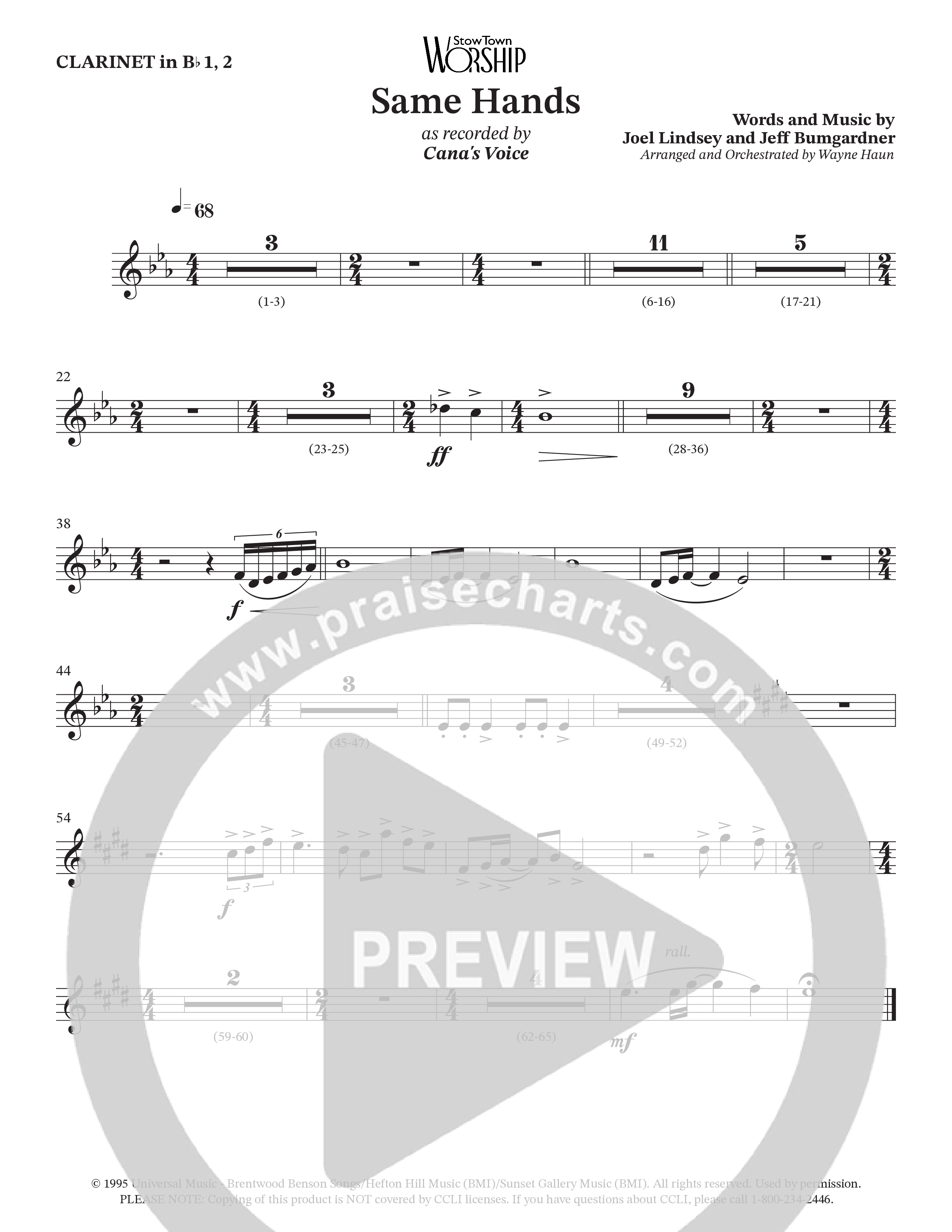 Same Hands (Choral Anthem SATB) Wind Pack (StowTown Worship / Arr. Wayne Haun)