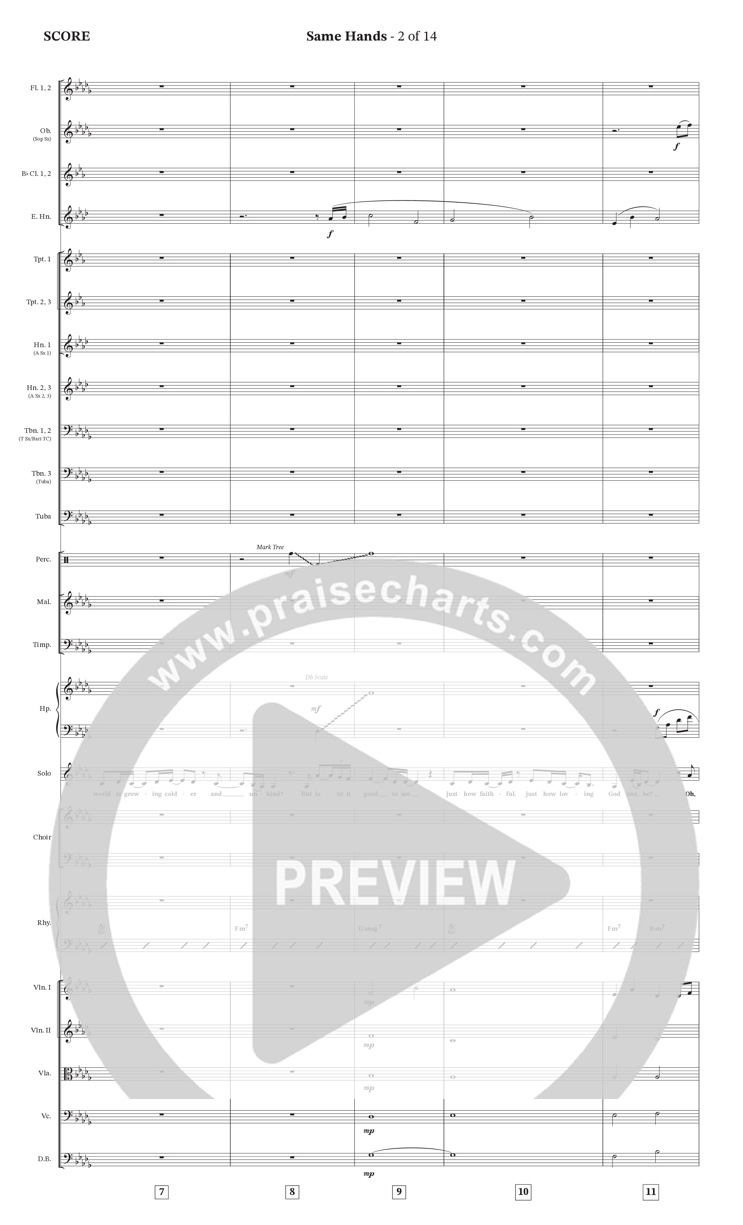 Same Hands (Choral Anthem SATB) Orchestration (StowTown Worship / Arr. Wayne Haun)