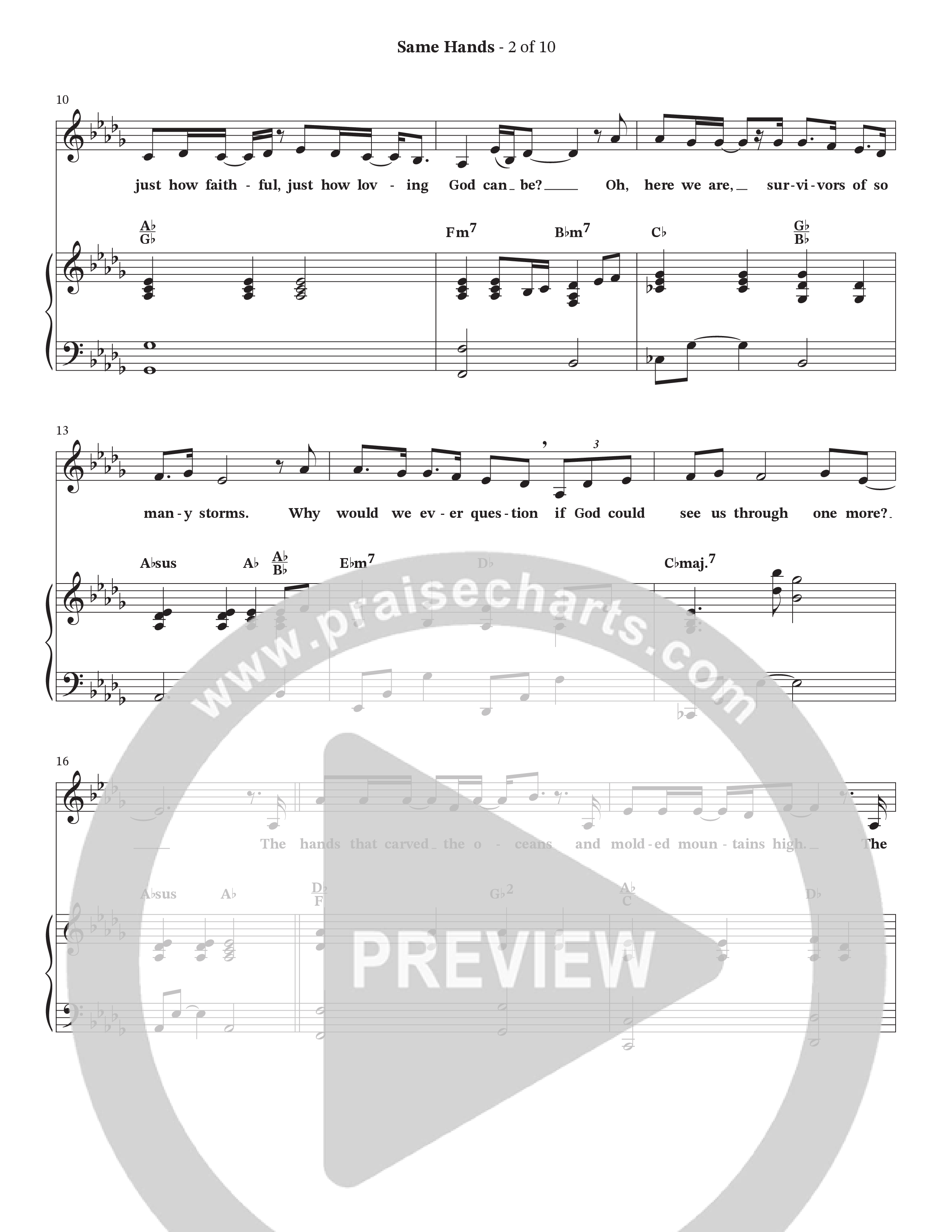 Same Hands (Choral Anthem SATB) Piano/Vocal Pack (StowTown Worship / Arr. Wayne Haun)