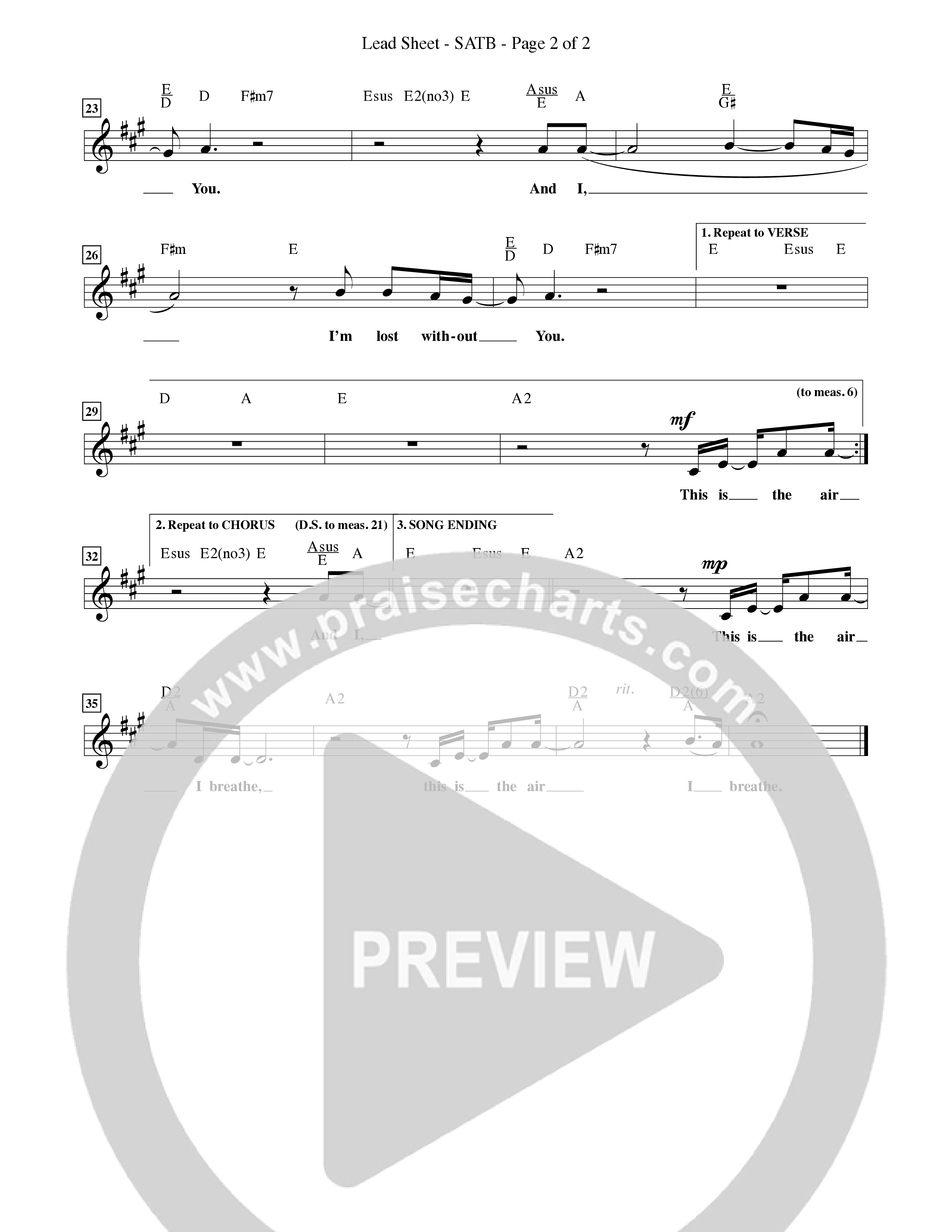Breathe (Choral Anthem SATB) Rhythm Pack (Word Music Choral / Orch. Keith Wilbanks)